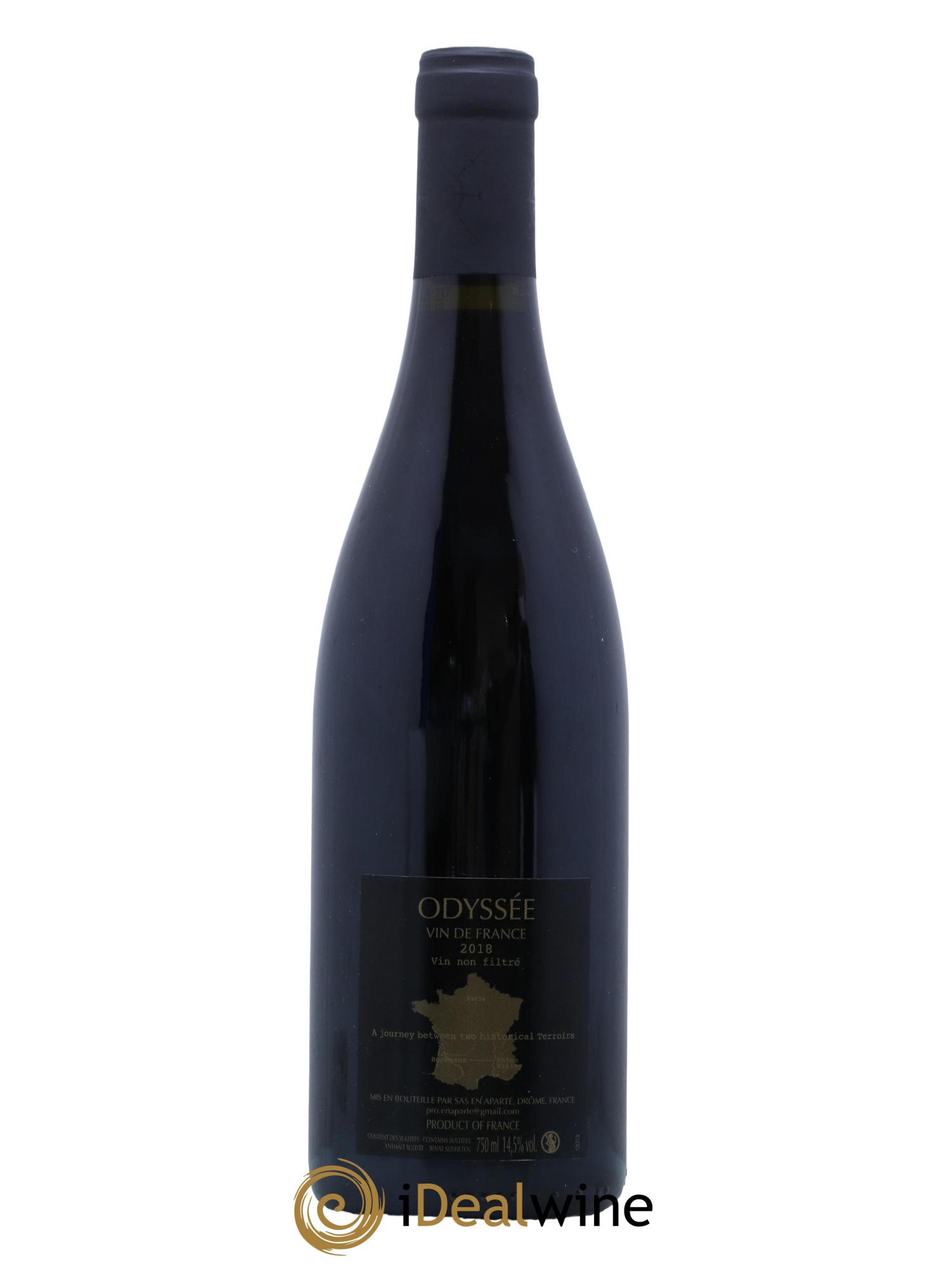 Vin de France Odyssee en Aparte 2018 - Lot de 1 bouteille - 1