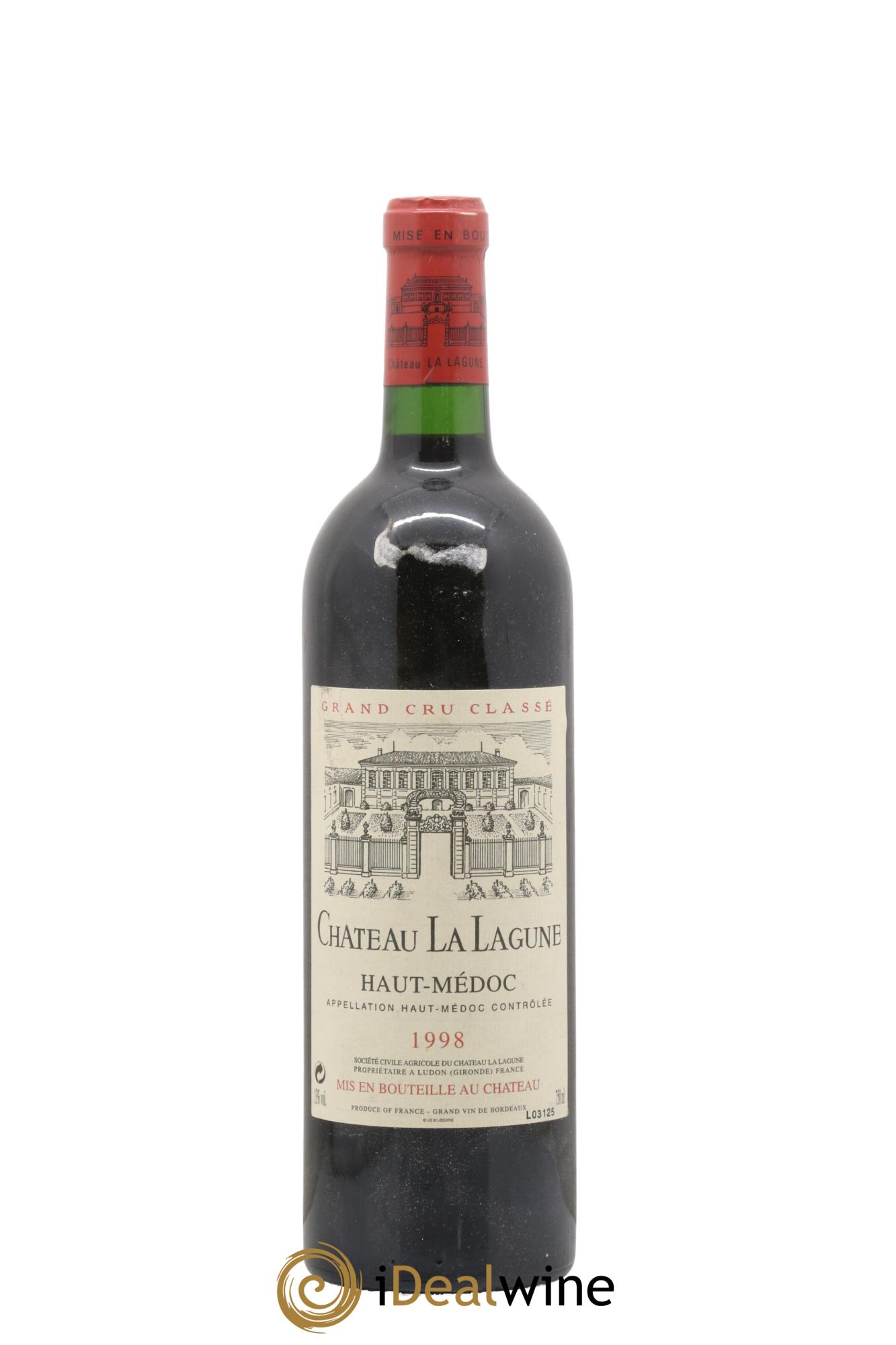 Château la Lagune 3ème Grand Cru Classé 1998 - Lot de 1 bouteille - 0