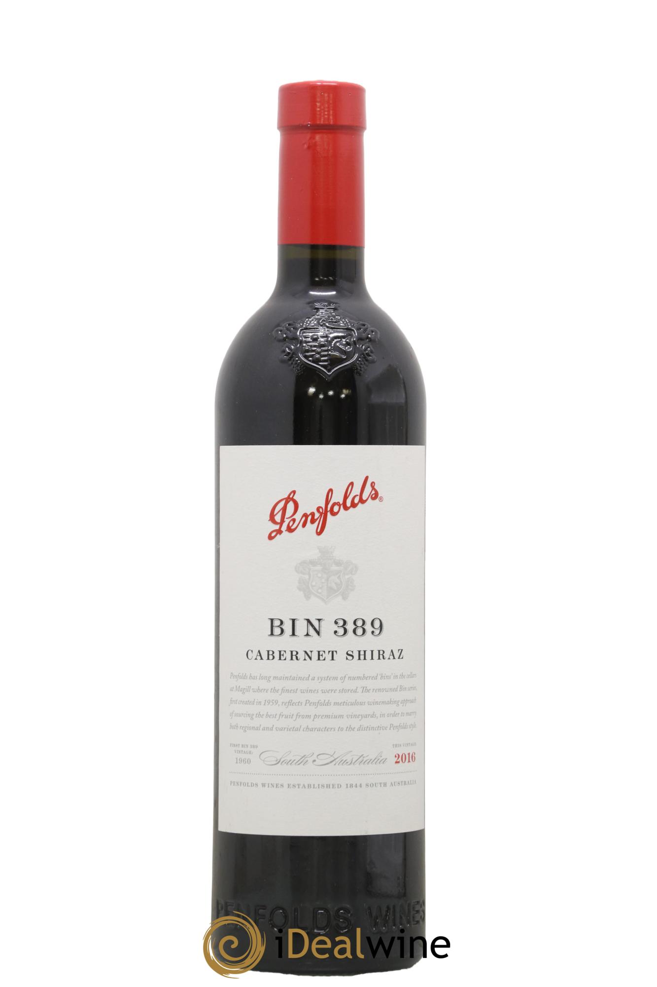 South Australia Penfolds Wines Bin 389 Cabernet Shiraz 2016 - Lot of 1 bottle - 0