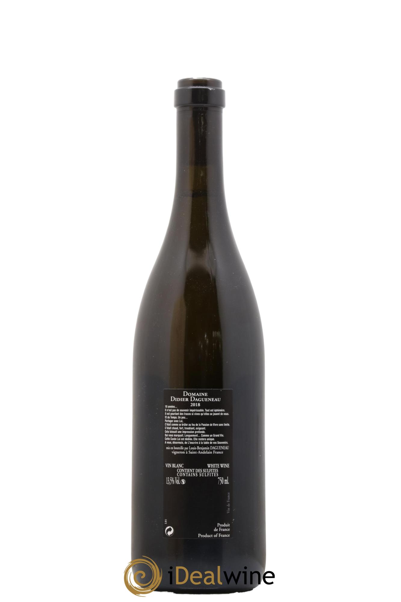 Vin de France Memento Mori Dagueneau 2018 - Lot de 1 bouteille - 2