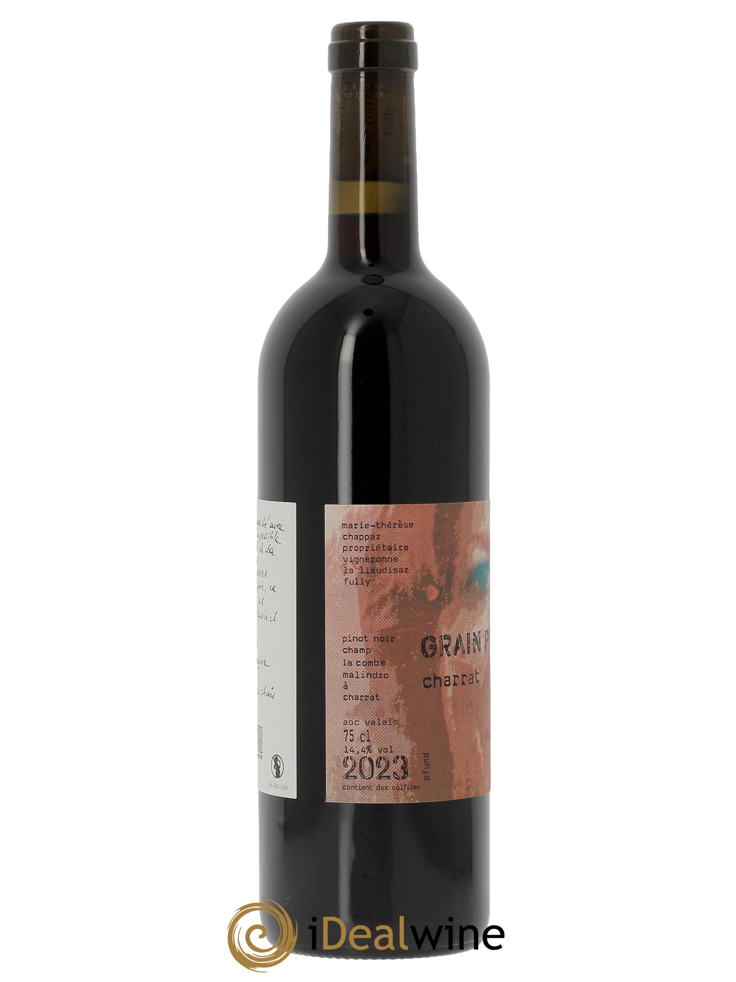 Valais Fully Grain Pinot Charrat Marie-Thérèse Chappaz 2023 - Lot of 1 bottle - 1
