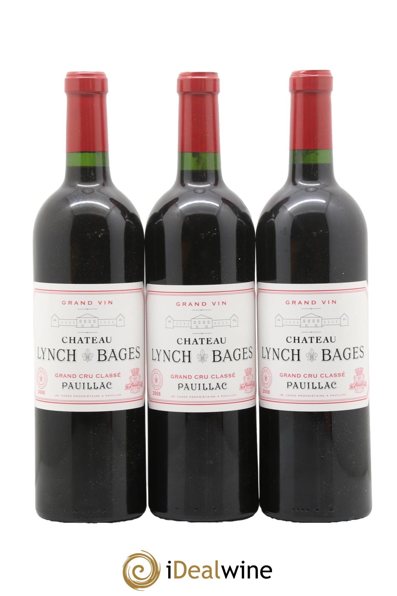Château Lynch Bages 5ème Grand Cru Classé 2008 - Lot of 12 bottles - 1