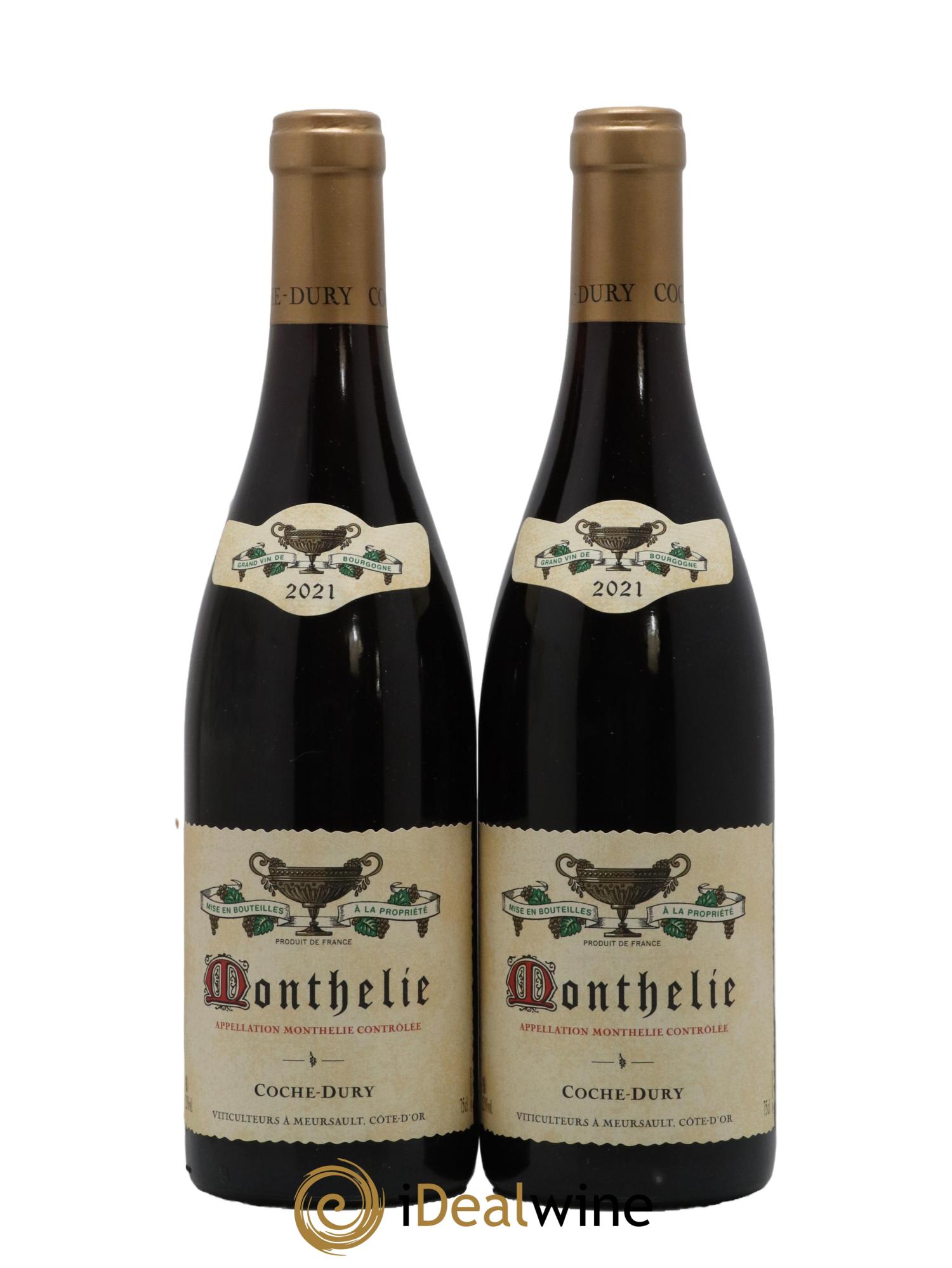 Monthélie Coche Dury (Domaine) 2021 - Lot de 2 bouteilles - 0