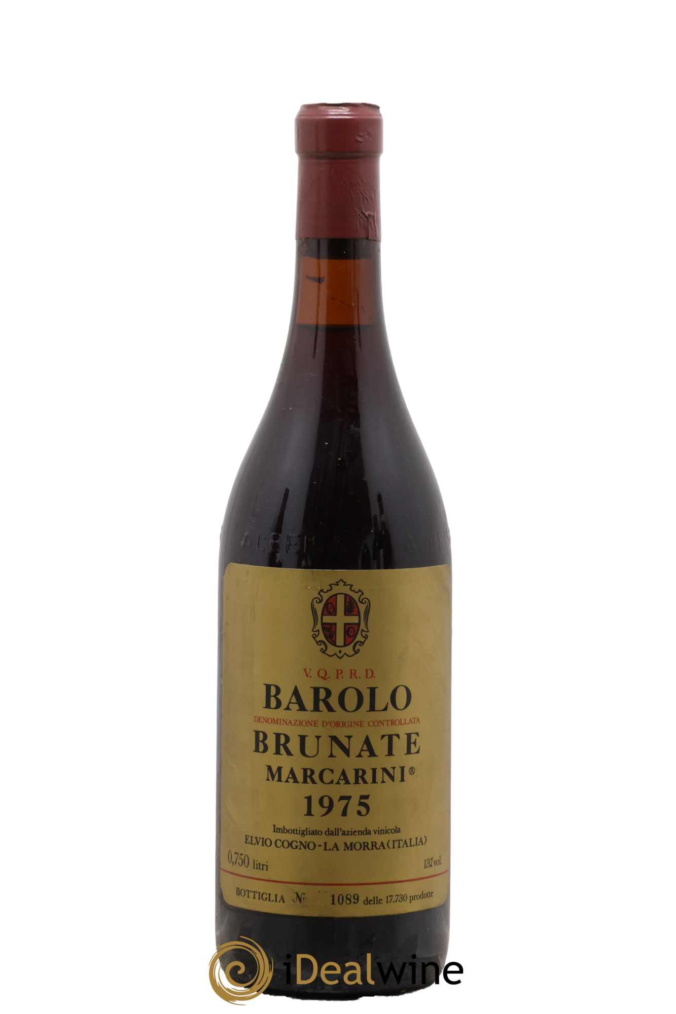 Barolo DOCG Brunate Marcarini 1975 - Lot de 1 bouteille - 0