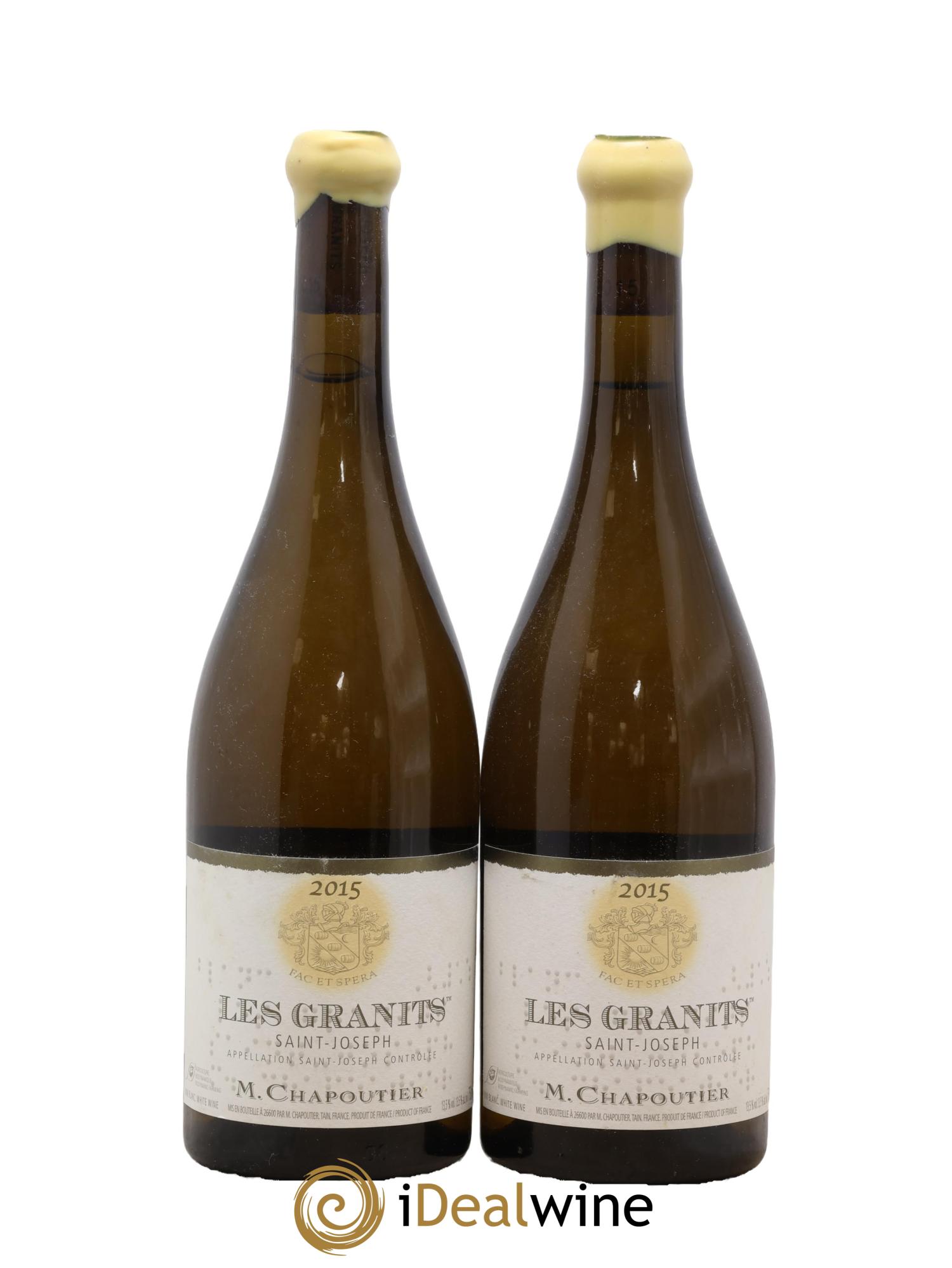 Saint-Joseph Les Granits Chapoutier 2015 - Posten von 2 Flaschen - 0