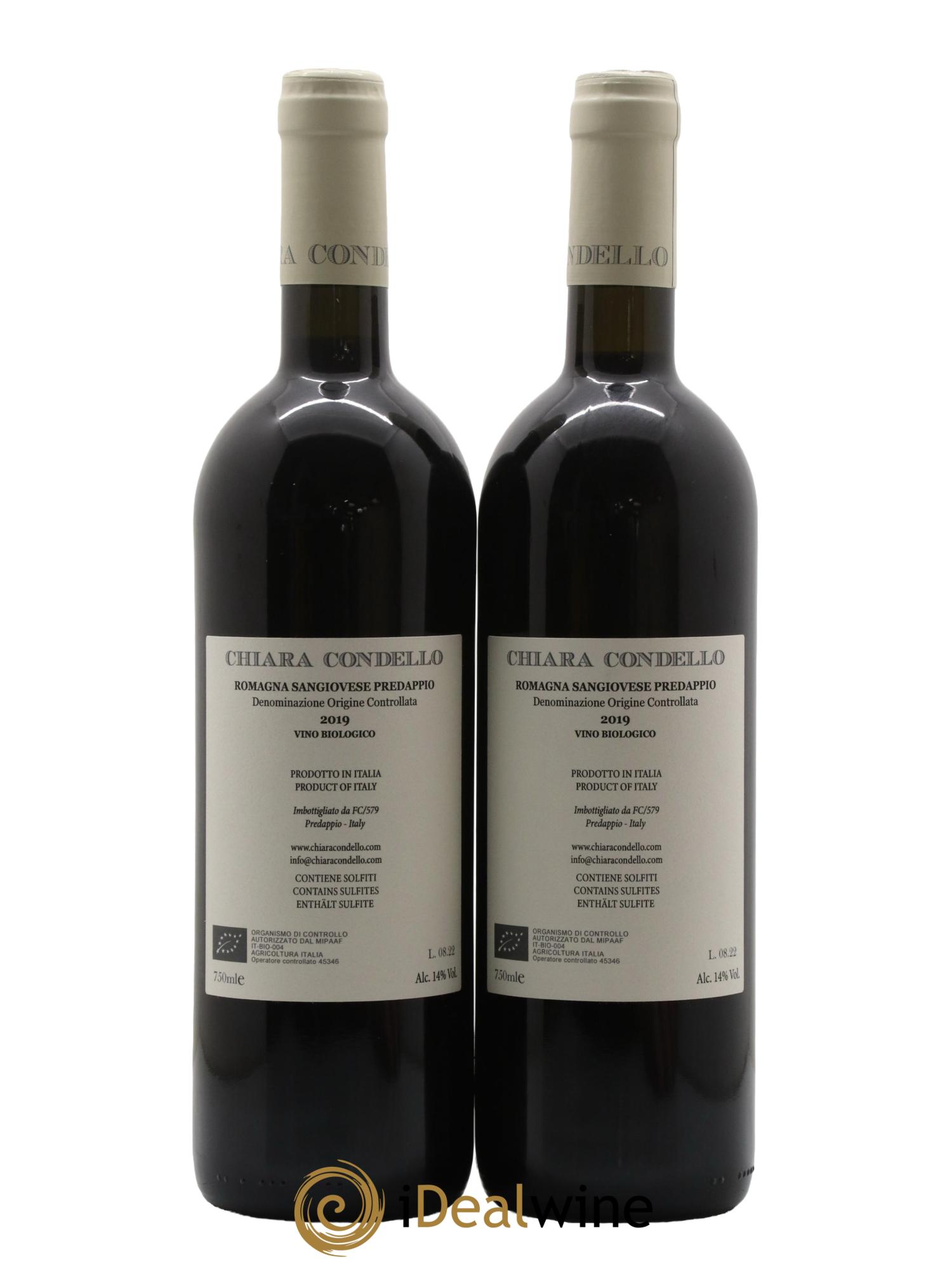 Sangiovese di Romagna Predappio DOC Chiara Condello 2019 - Posten von 2 Flaschen - 1