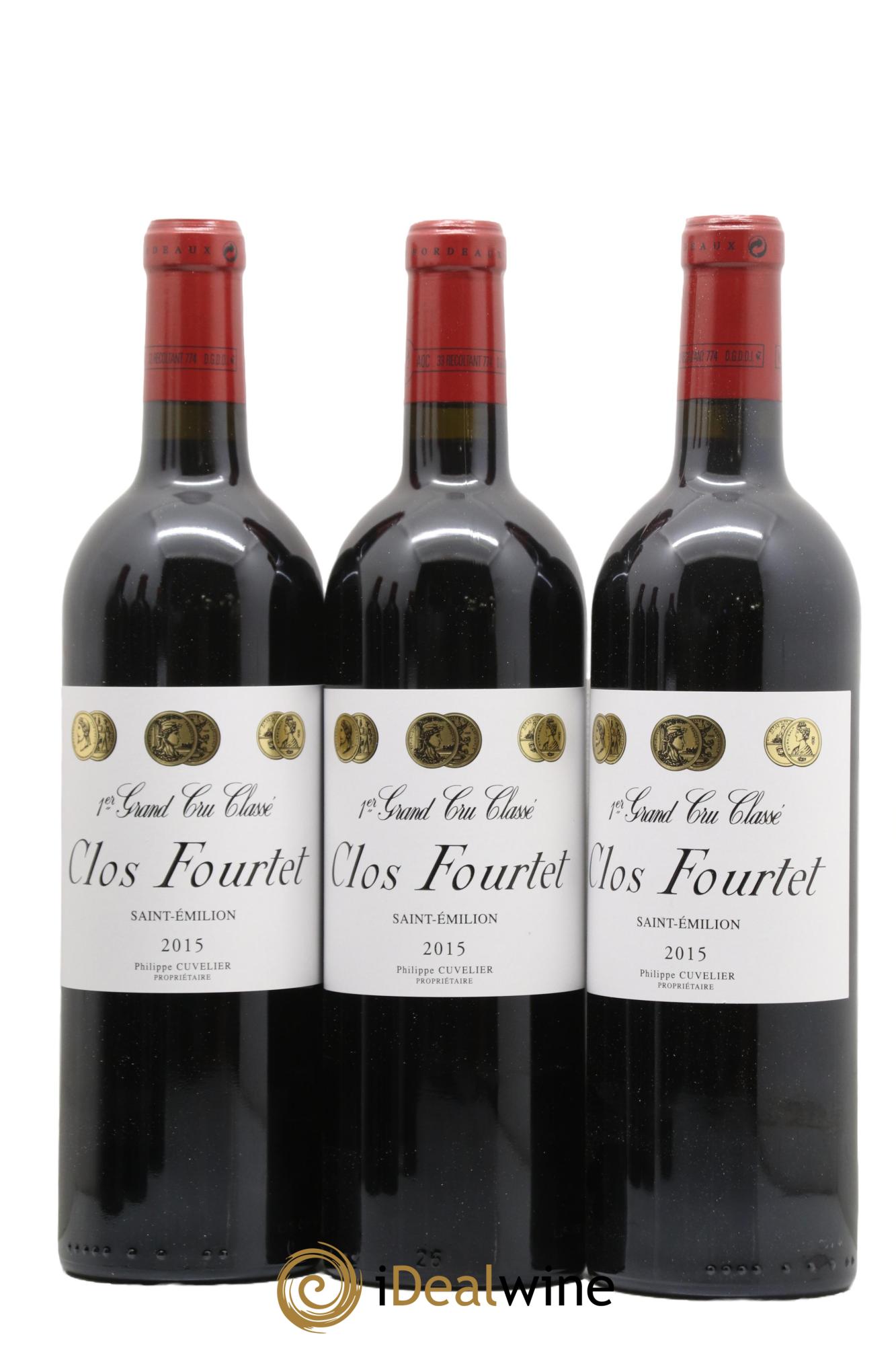 Clos Fourtet 1er Grand Cru Classé B 2015 - Lotto di 6 bottiglie - 1