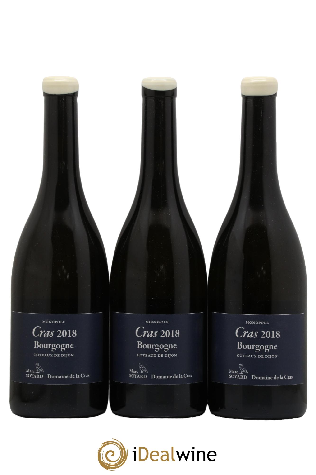 Bourgogne Cras Domaine de la Cras - Marc Soyard 2018 - Lot de 3 bouteilles - 0