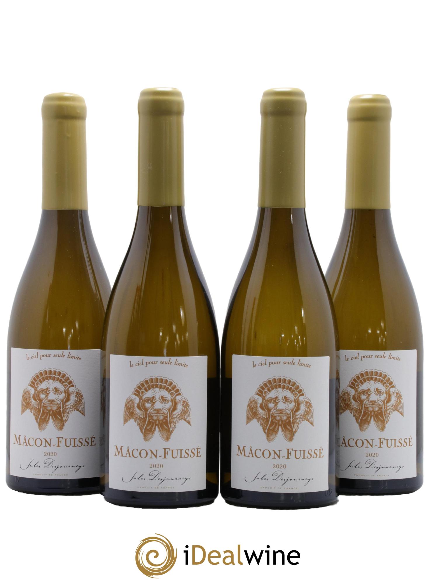 Mâcon Fuissé Jules Desjourneys 2020 - Lot de 4 bouteilles - 0