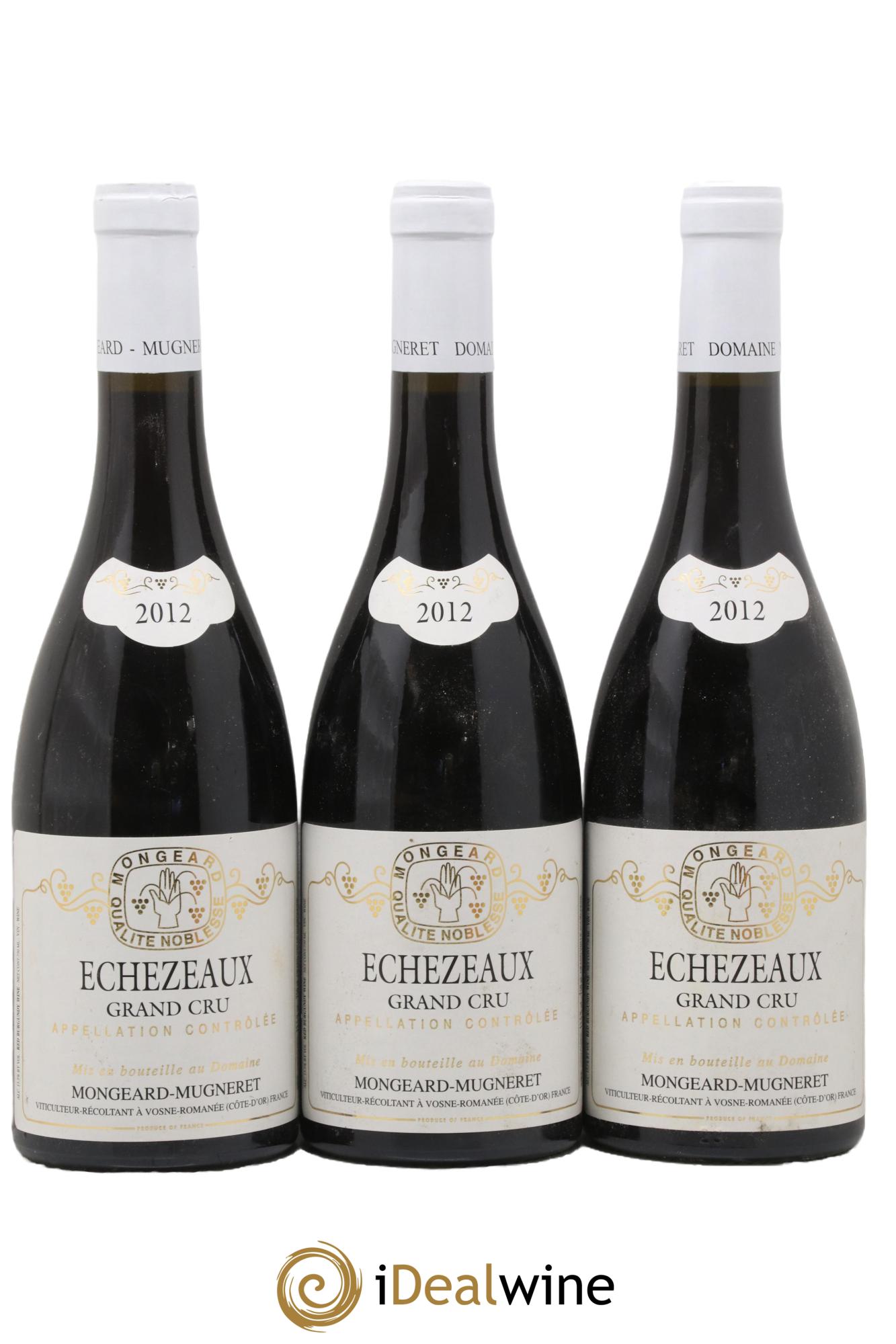 Echezeaux Grand Cru Mongeard-Mugneret (Domaine) 2012 - Lot of 3 bottles - 0