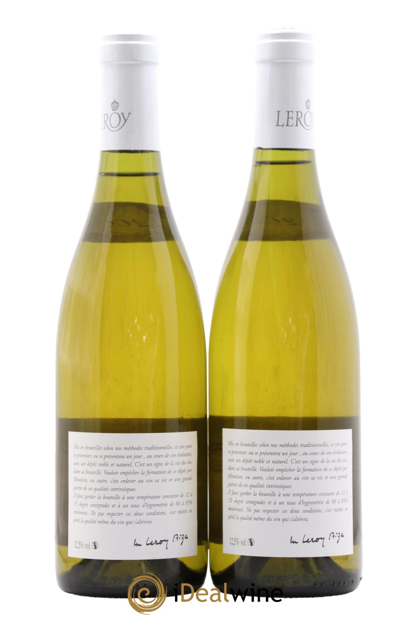Puligny-Montrachet 1er Cru Hameau de Blagny Leroy SA 2008 - Lot de 2 bouteilles - 1