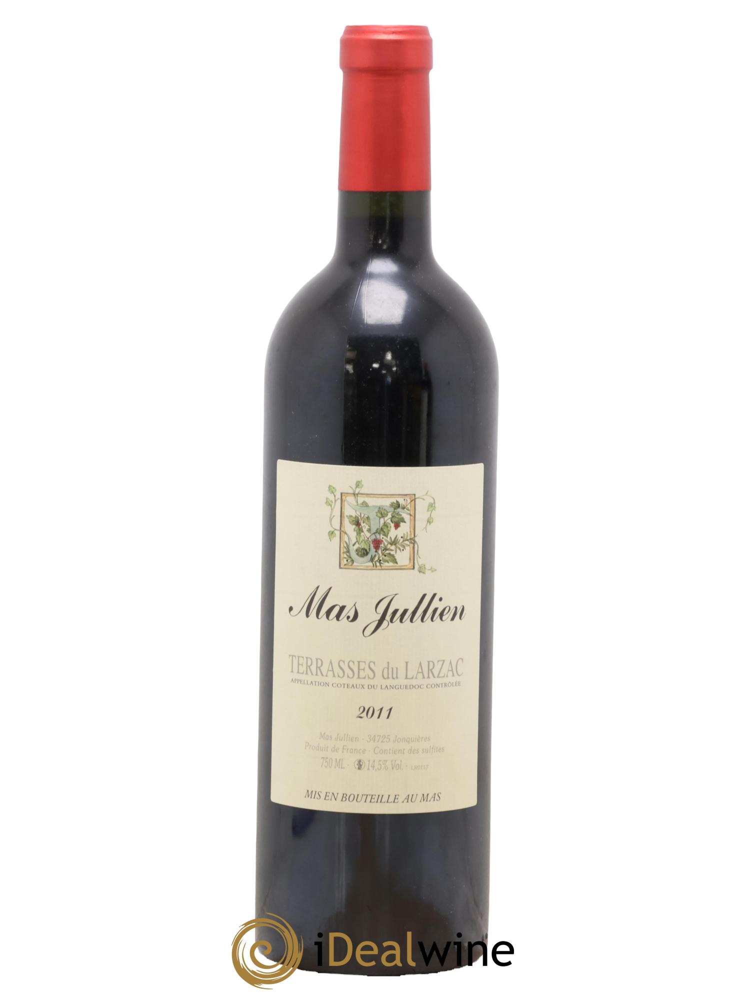 Terrasses du Larzac Mas Jullien Olivier Jullien 2011 - Lot de 1 bouteille - 0