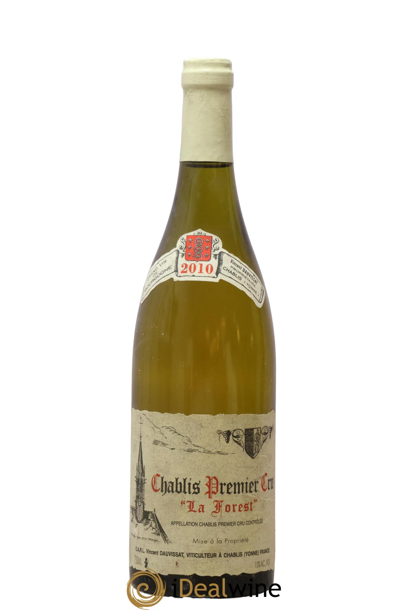 Chablis 1er Cru La Forest Vincent Dauvissat (Domaine) 2010 - Posten von 1 Flasche - 0