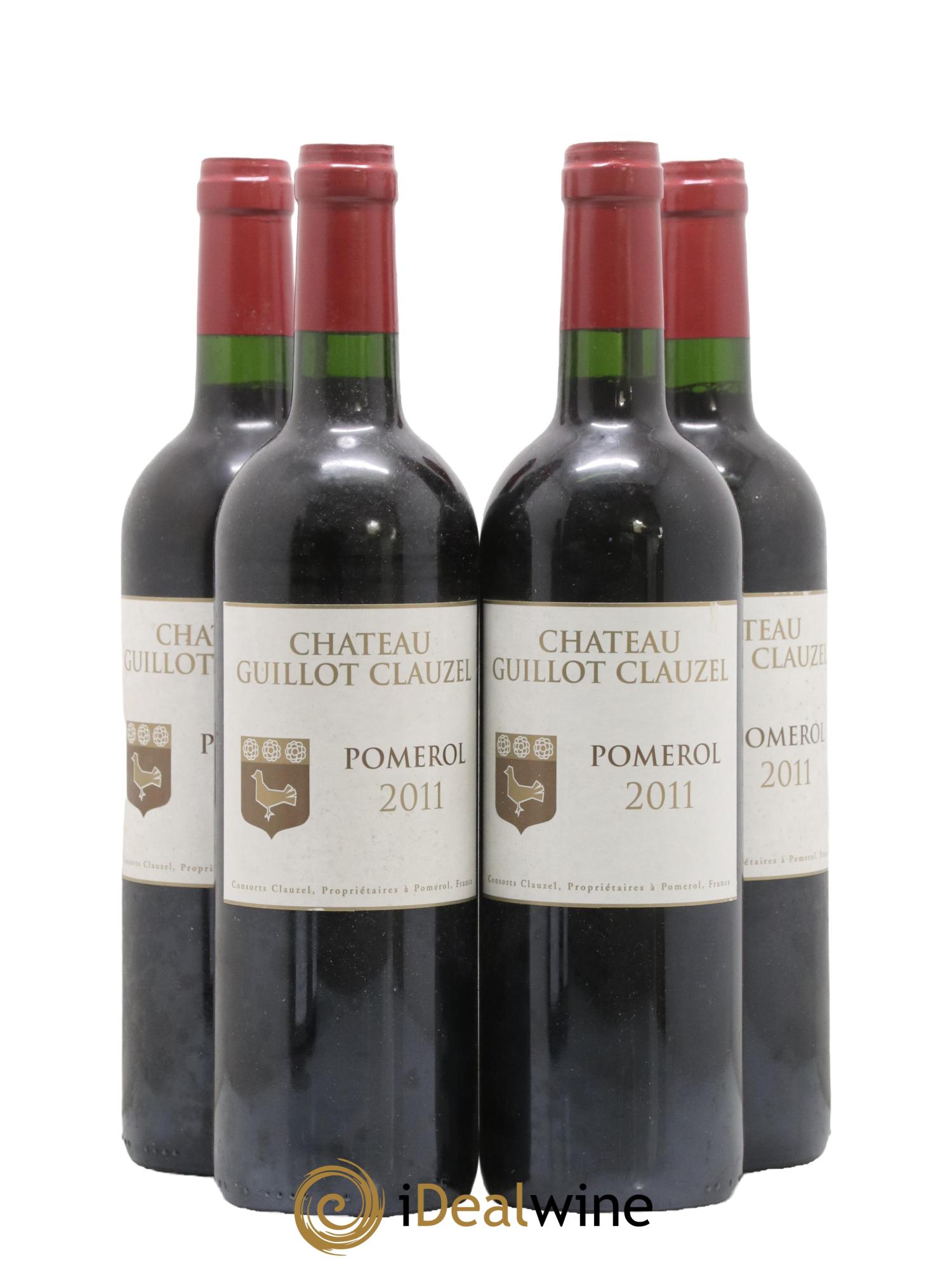 Château Guillot Clauzel 2011 - Lot de 4 bouteilles - 0