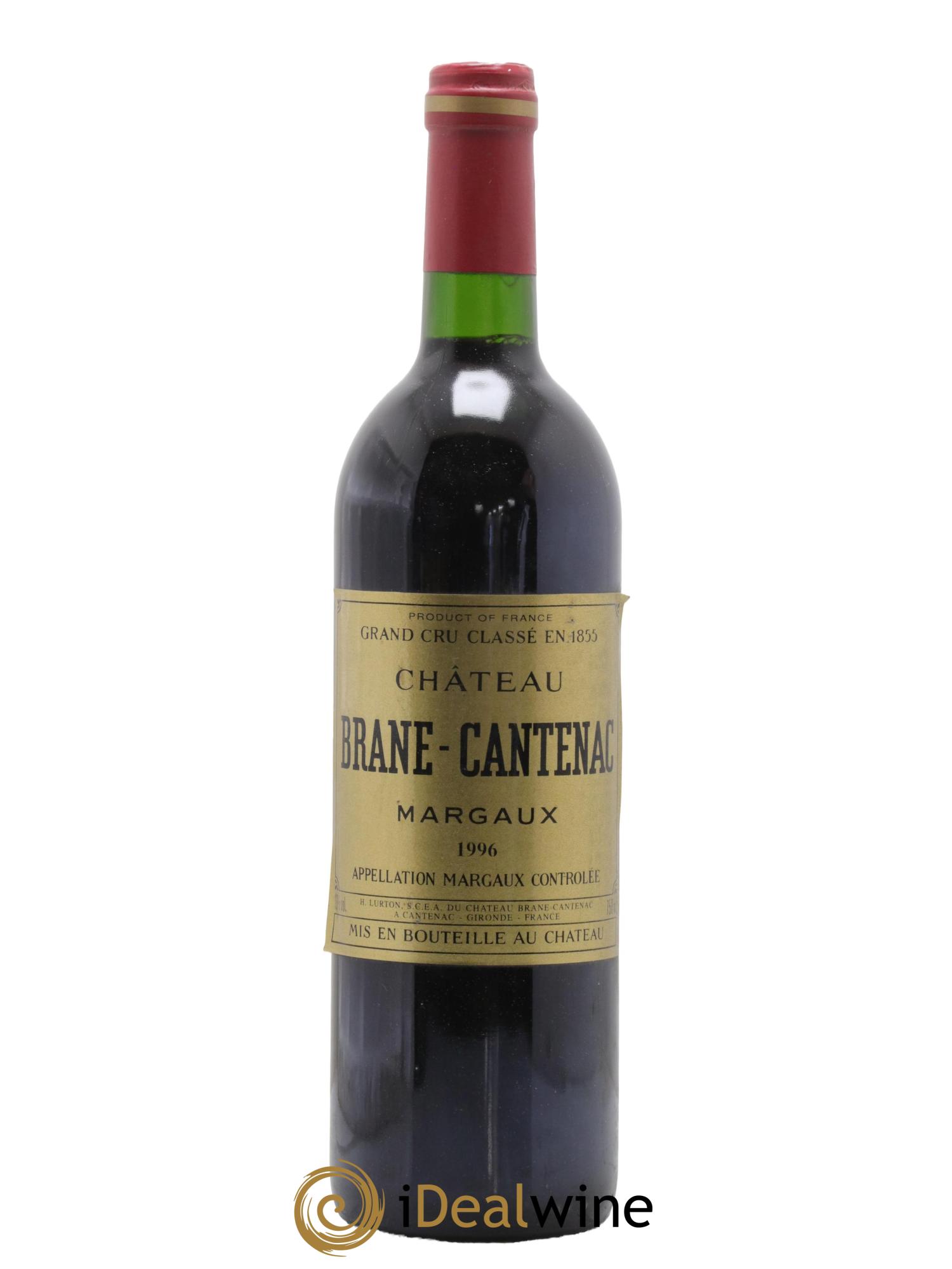Château Brane Cantenac 2ème Grand Cru Classé 1996 - Posten von 1 Flasche - 0