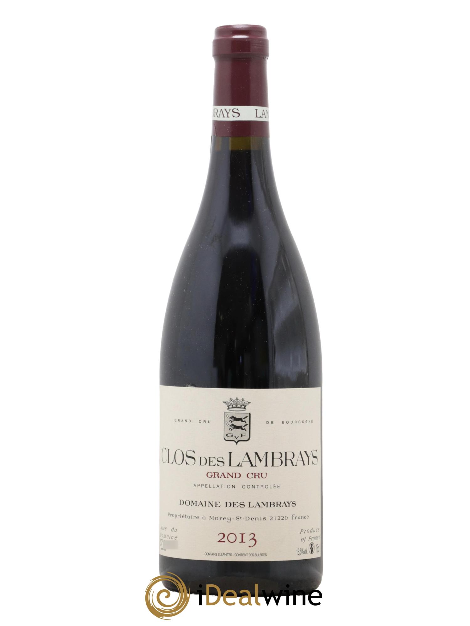 Clos des Lambrays Grand Cru Domaine des Lambrays 2013 - Lot de 1 bouteille - 0