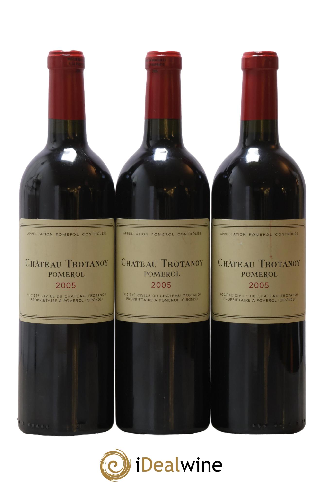 Château Trotanoy  2005 - Posten von 3 Flaschen - 0