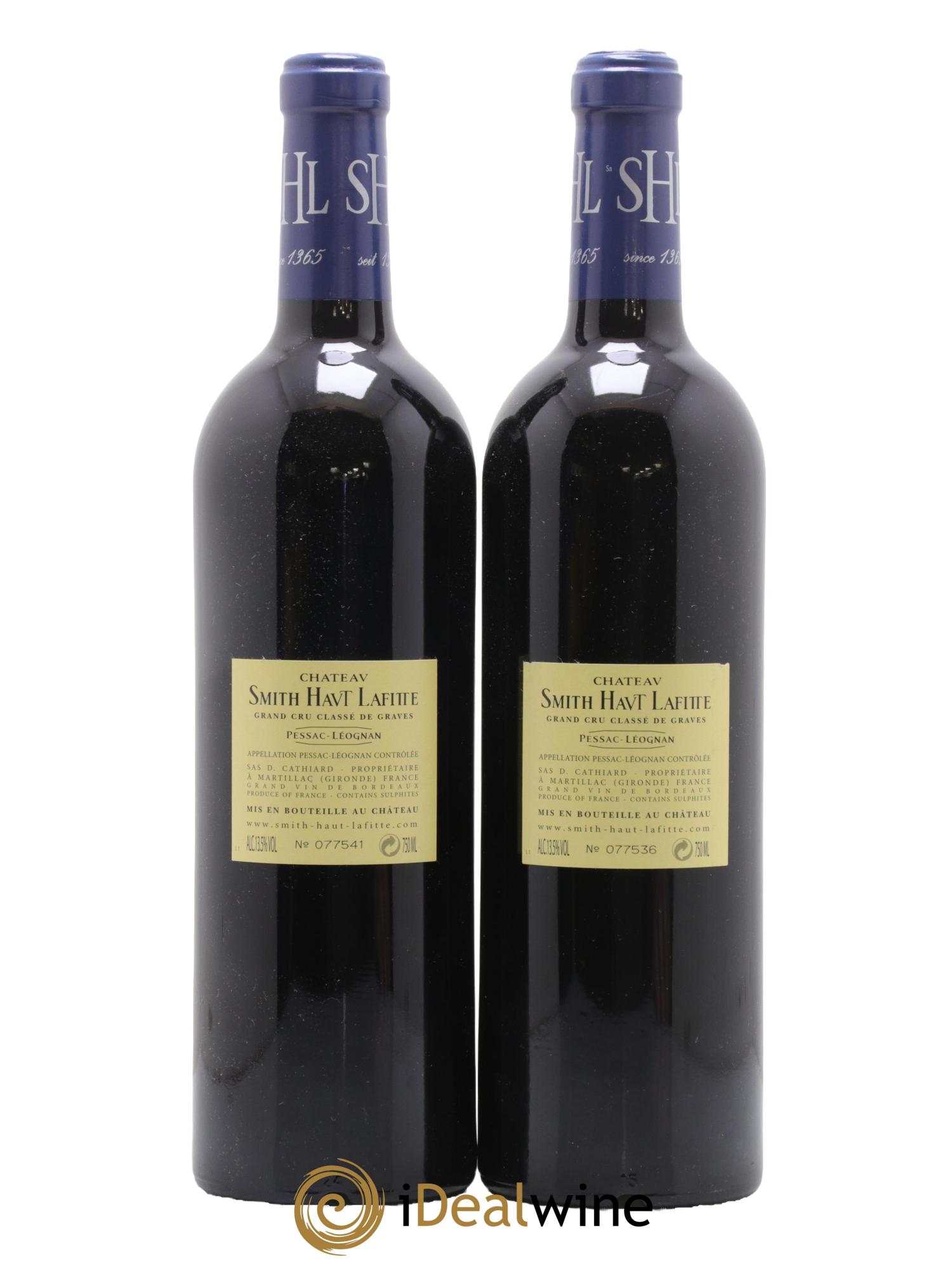 Château Smith Haut Lafitte Cru Classé de Graves 2005 - Lot of 2 bottles - 1