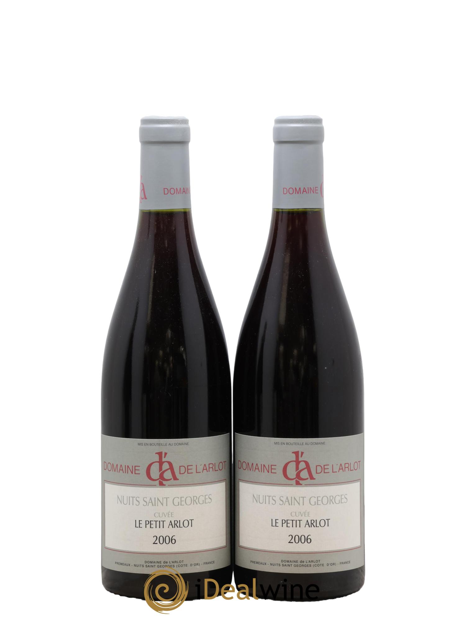 Nuits-Saint-Georges Le Petit Arlot Domaine de l'Arlot 2006 - Lot de 2 bouteilles - 0