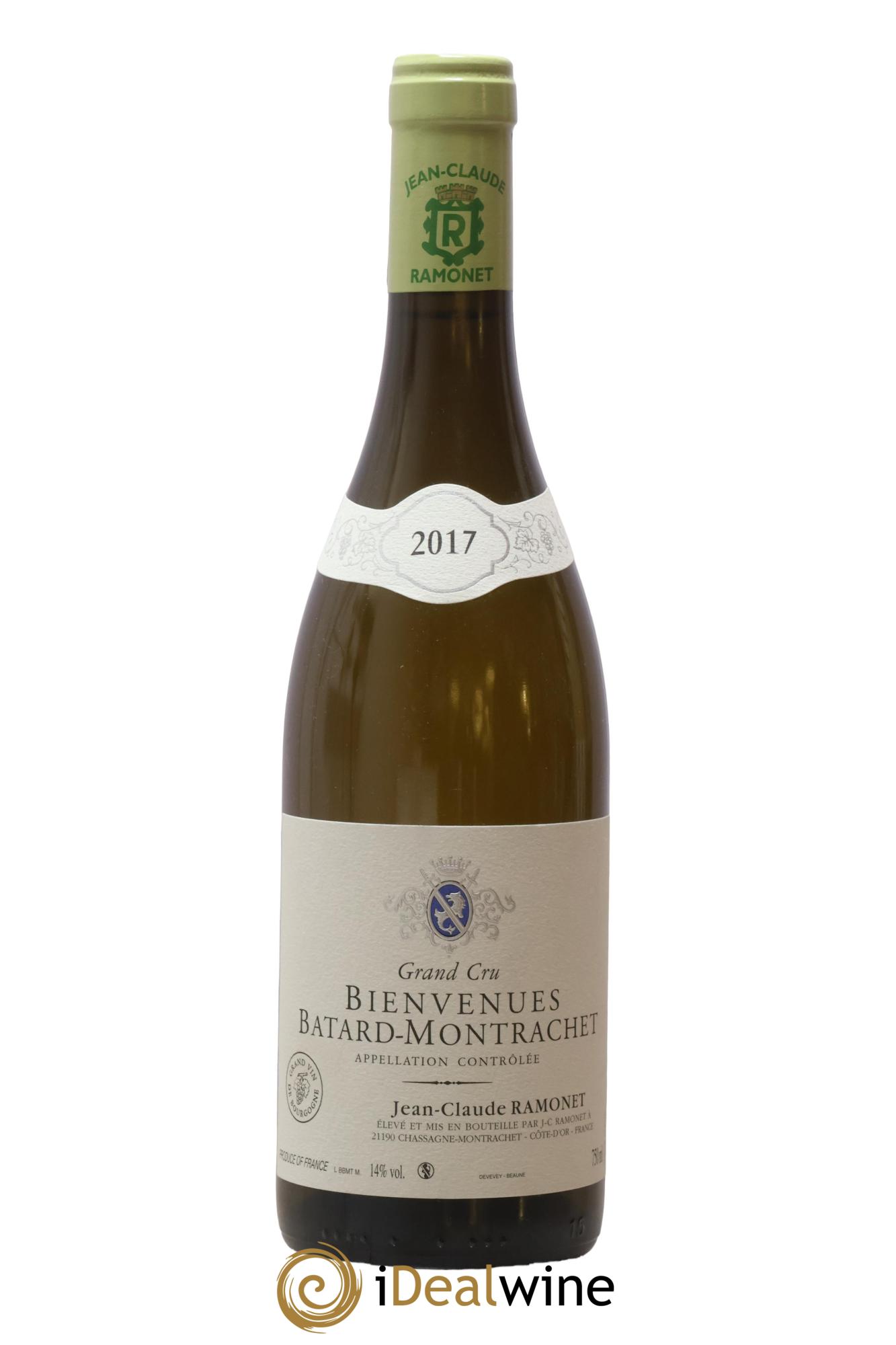 Bienvenues-Bâtard-Montrachet Grand Cru Ramonet (Domaine) 2017 - Posten von 1 Flasche - 0