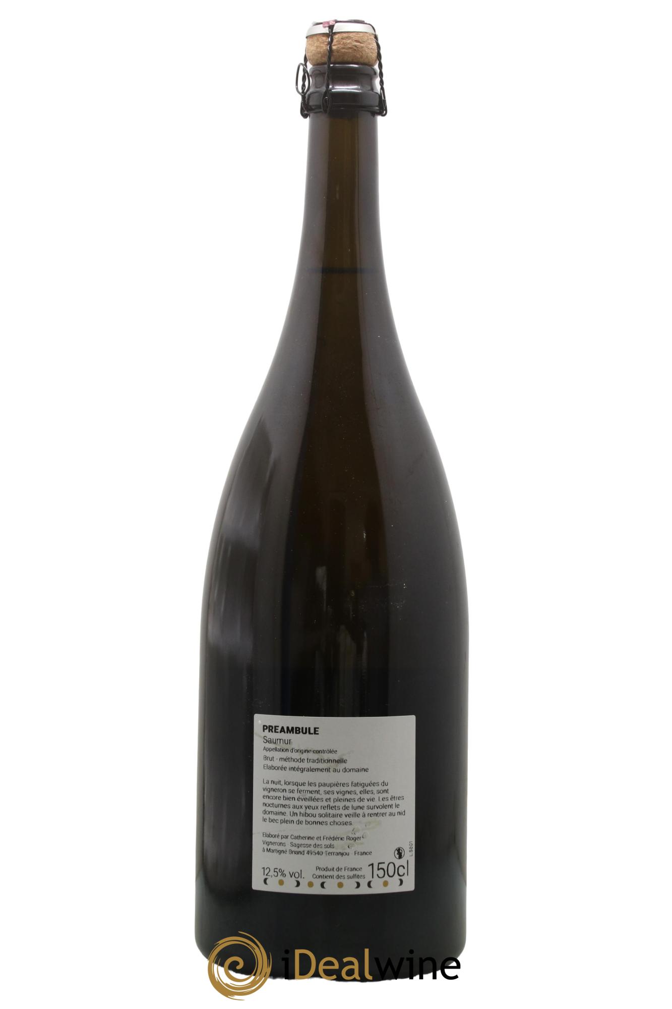 Saumur Brut Préambule Domaine Sagesse des Sols  - Lot de 1 magnum - 1