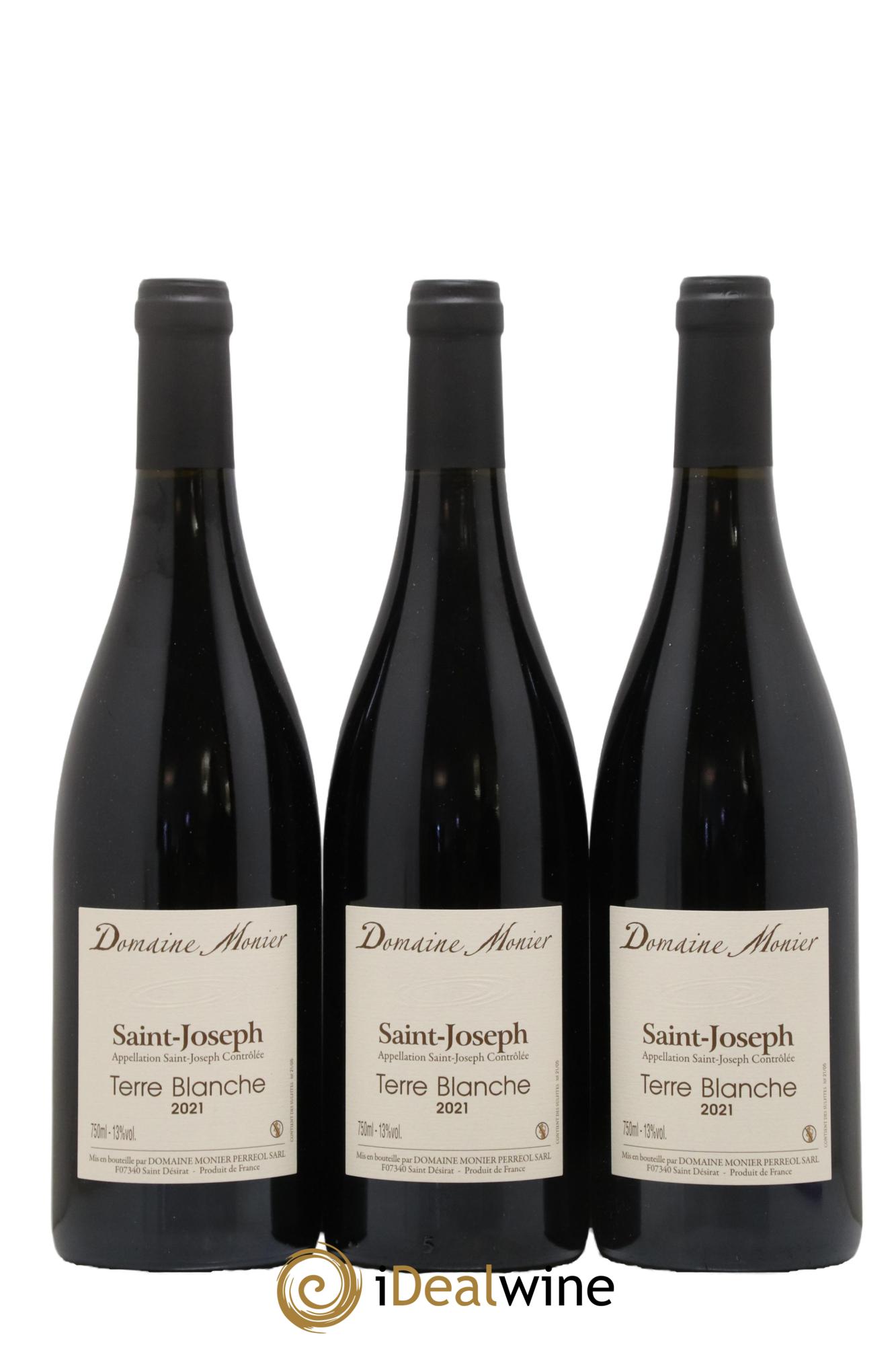 Saint-Joseph Terre Blanche Monier Perréol 2021 - Lotto di 3 bottiglie - 0