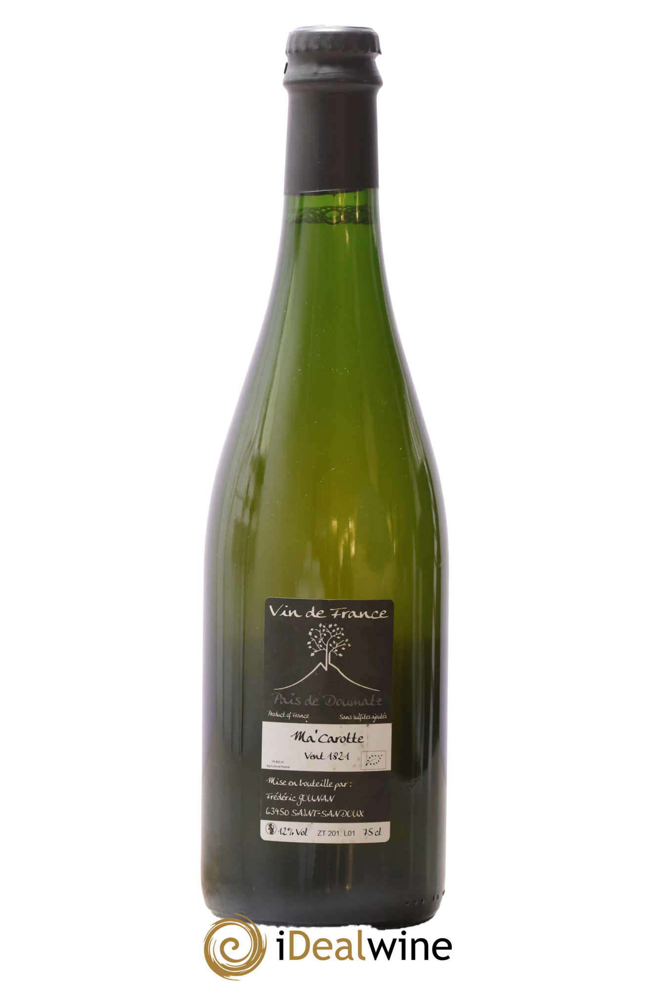 Vin de France Ma'Carotte Vignoble De L'Arbre Blanc 2018 - Lot de 1 bouteille - 1