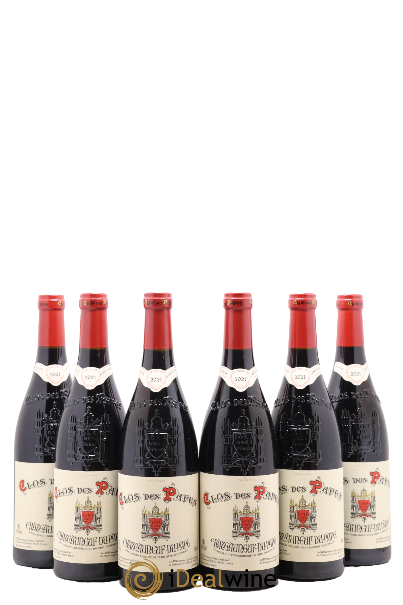 Châteauneuf-du-Pape Clos des Papes - Paul Avril 2021 - Lot de 6 bouteilles - 0