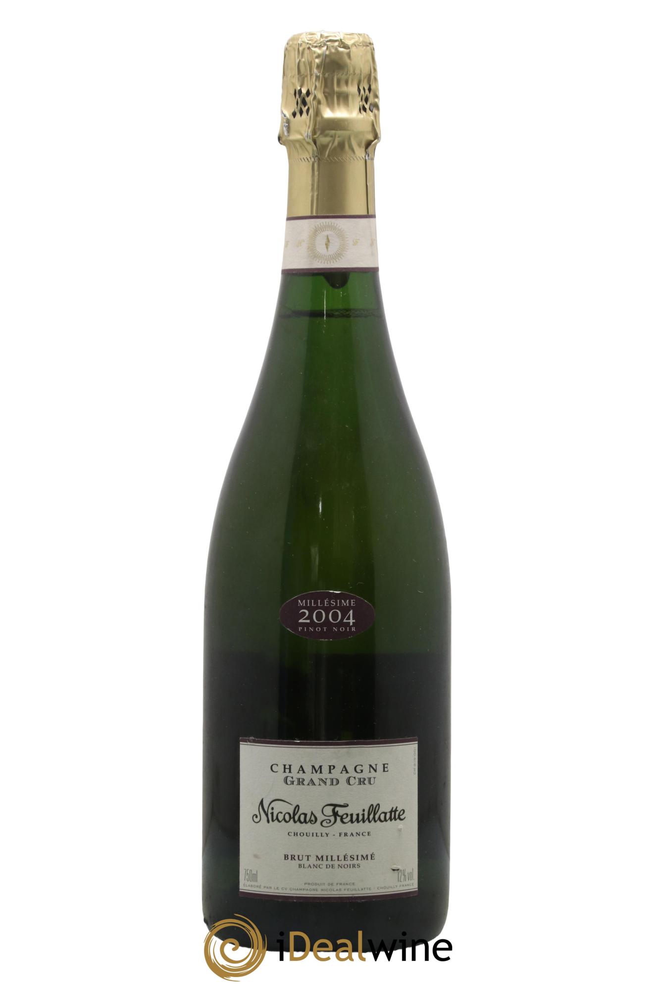 Champagne Grand Cru Brut Millésimé Blanc de Noirs Maison Nicolas Feuillatte 2004 - Posten von 1 Flasche - 0