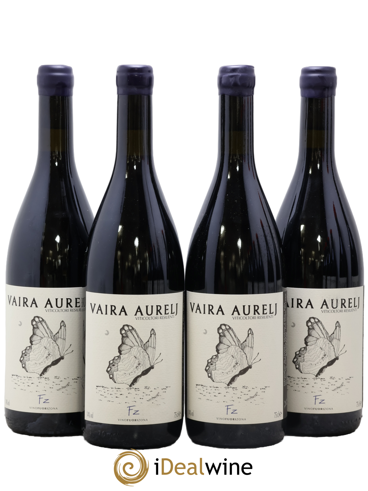 Italie Vino Rosse FZ Free Zone Vaira Aurelj 2021 - Lot of 4 bottles - 0