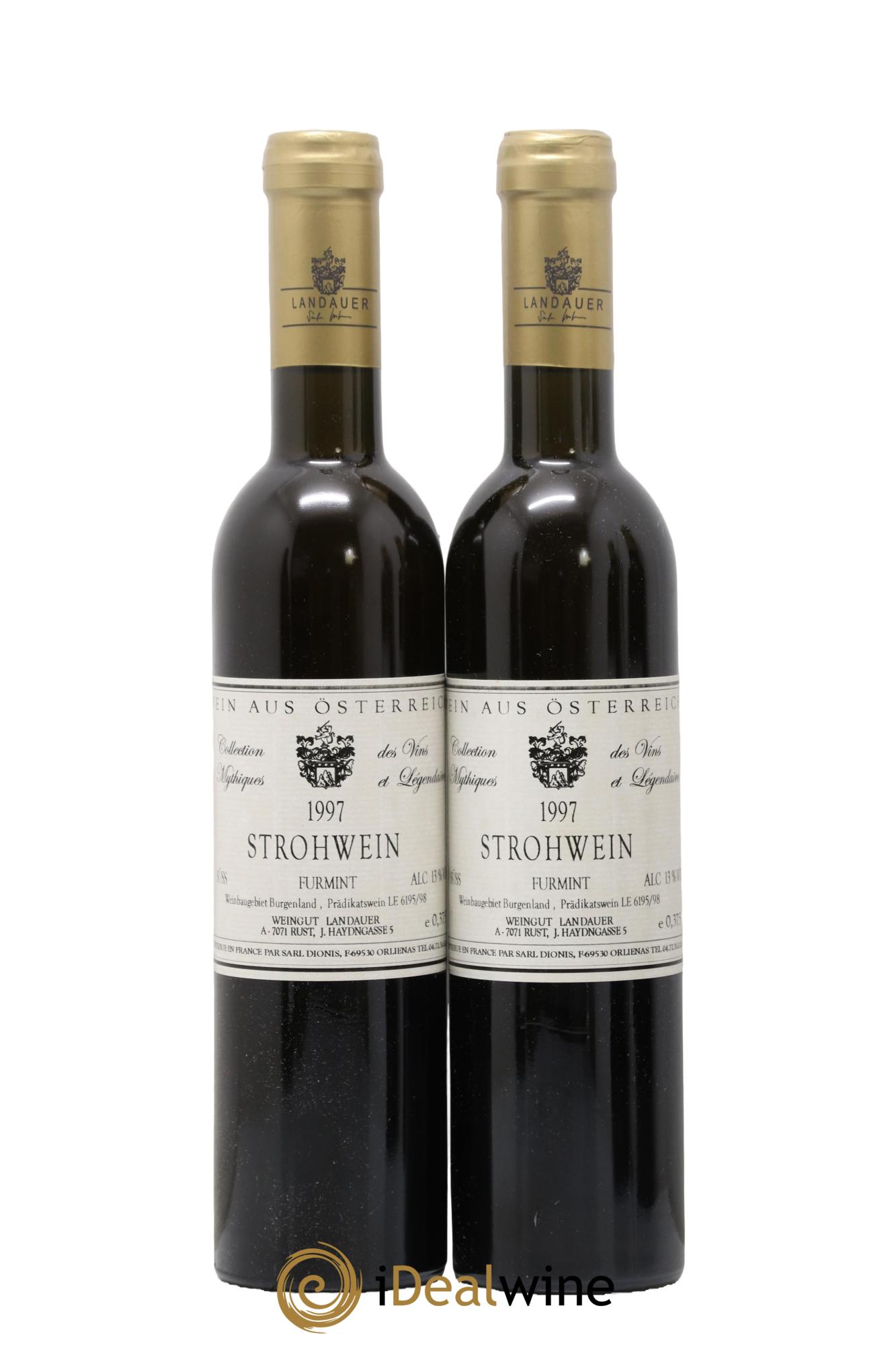 Autriche Strohwein Furmint Collection Mythiques 1997 - Lotto di 2 mezze bottiglie - 0