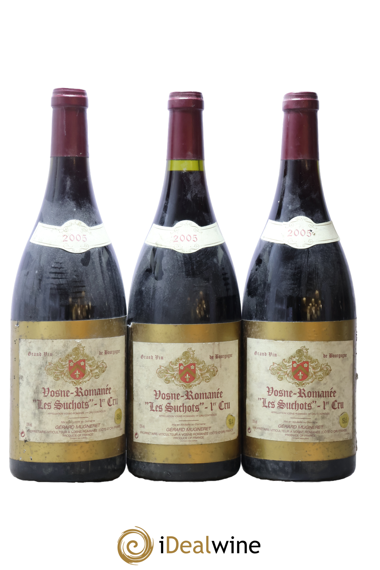 Vosne-Romanée 1er Cru Les Suchots Gérard Mugneret 2005 - Lot de 3 magnums - 0