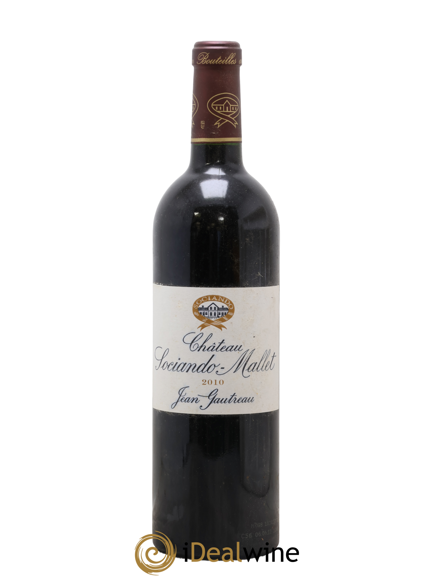 Château Sociando Mallet 2010 - Lot of 1 bottle - 0