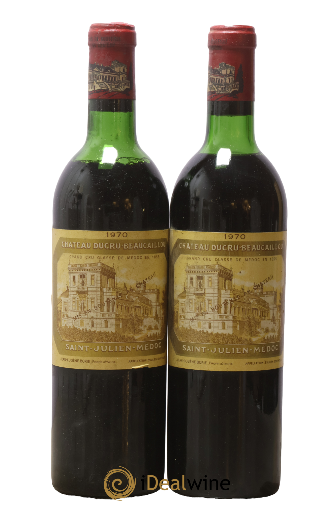 Château Ducru Beaucaillou 2ème Grand Cru Classé 1970 - Lot de 2 bouteilles - 0