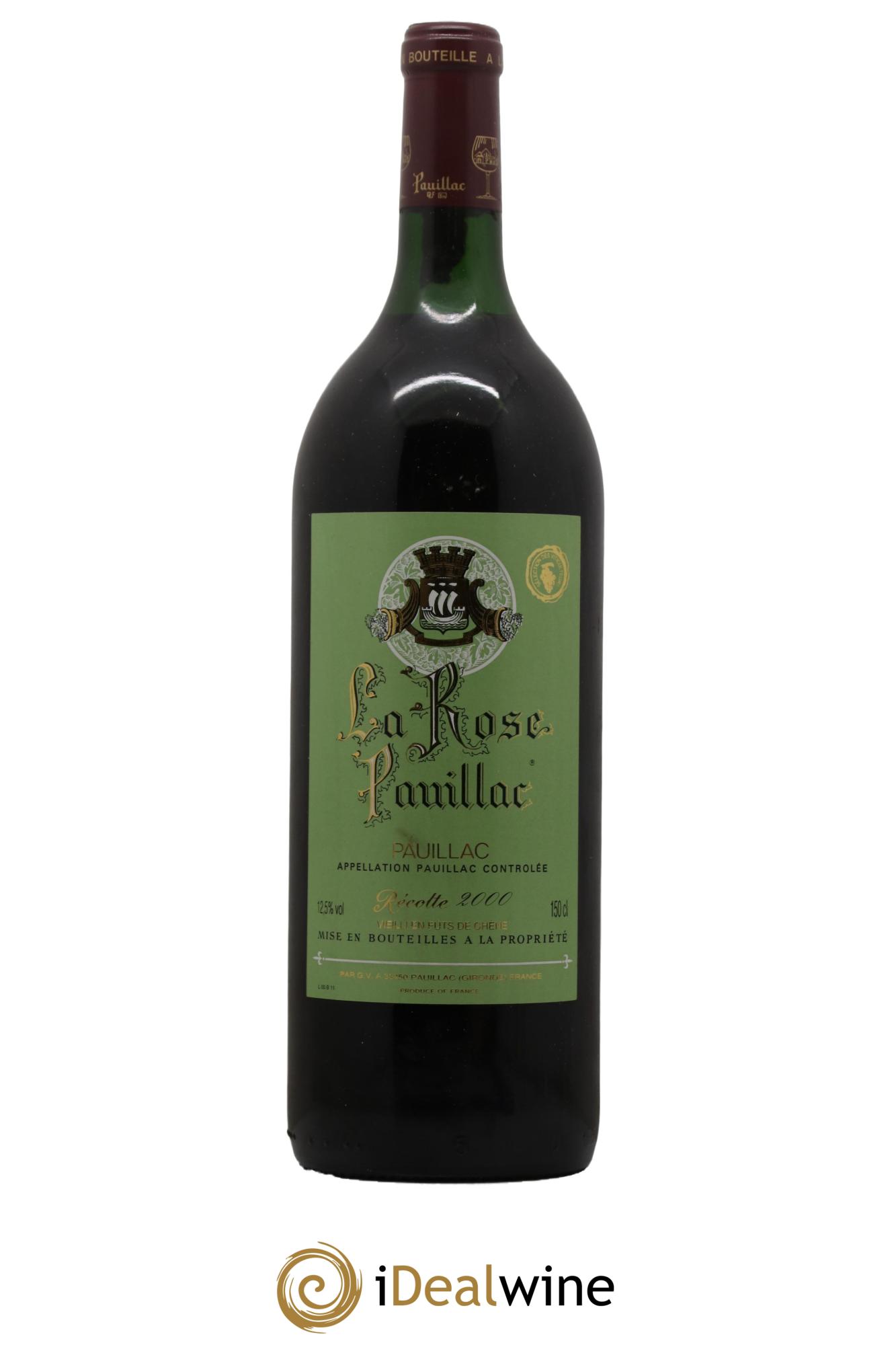 La Rose Pauillac 2000 - Lot de 1 magnum - 0