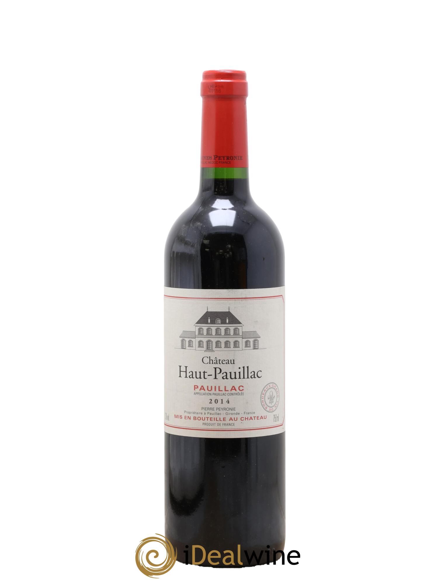 Pauillac Château Haut-Pauillac 2014 - Lot de 1 bouteille - 0