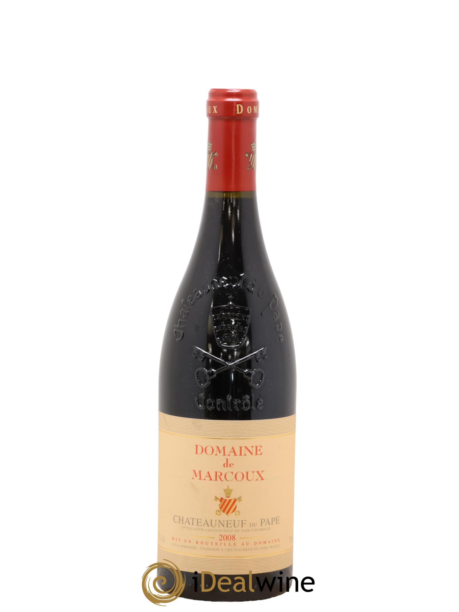 Châteauneuf-du-Pape Marcoux (Domaine de) 2008 - Lot de 1 bouteille - 0