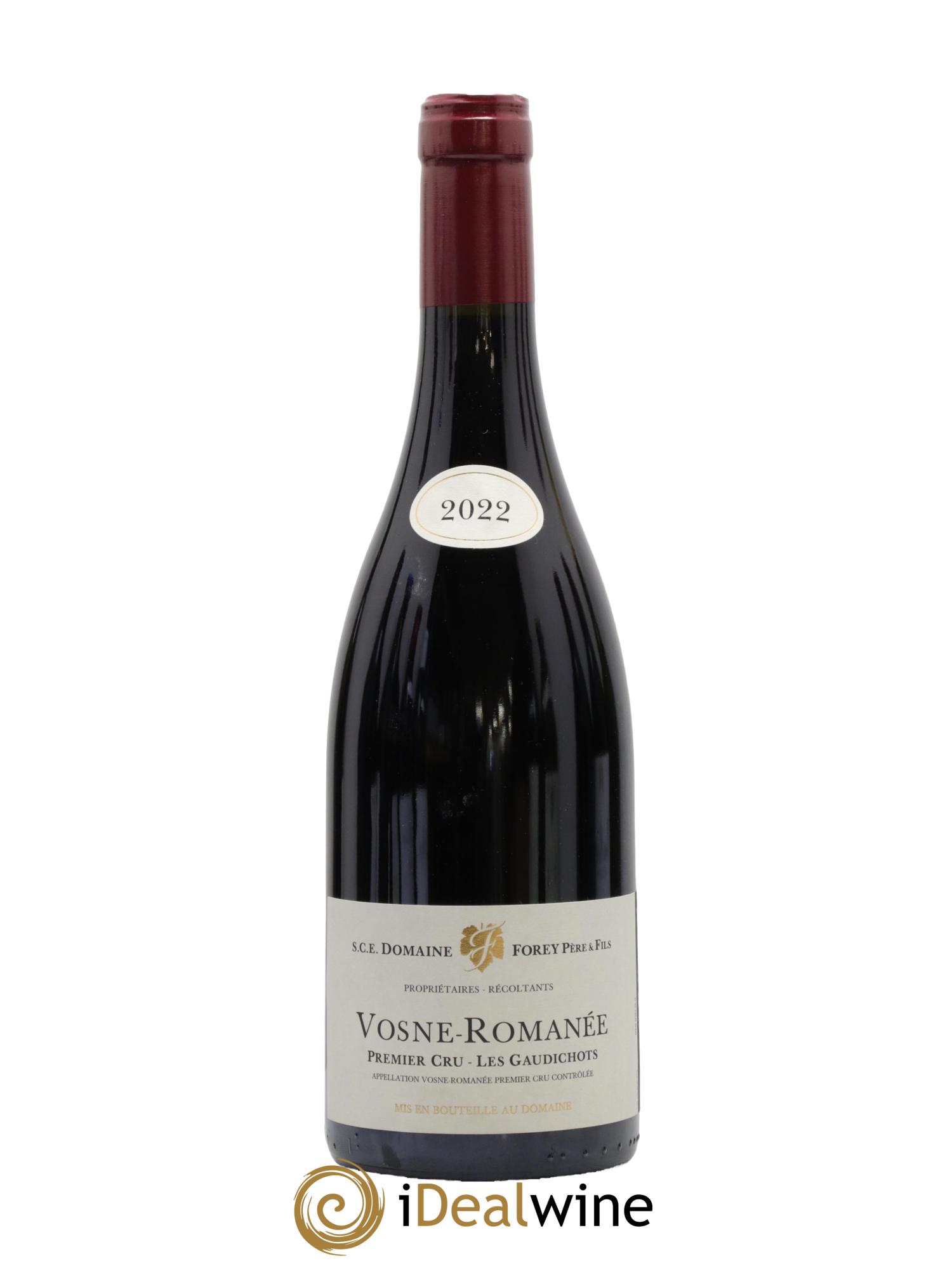 Vosne-Romanée 1er Cru Les Gaudichots Forey Père et Fils (Domaine) 2022 - Lotto di 1 bottiglia - 0