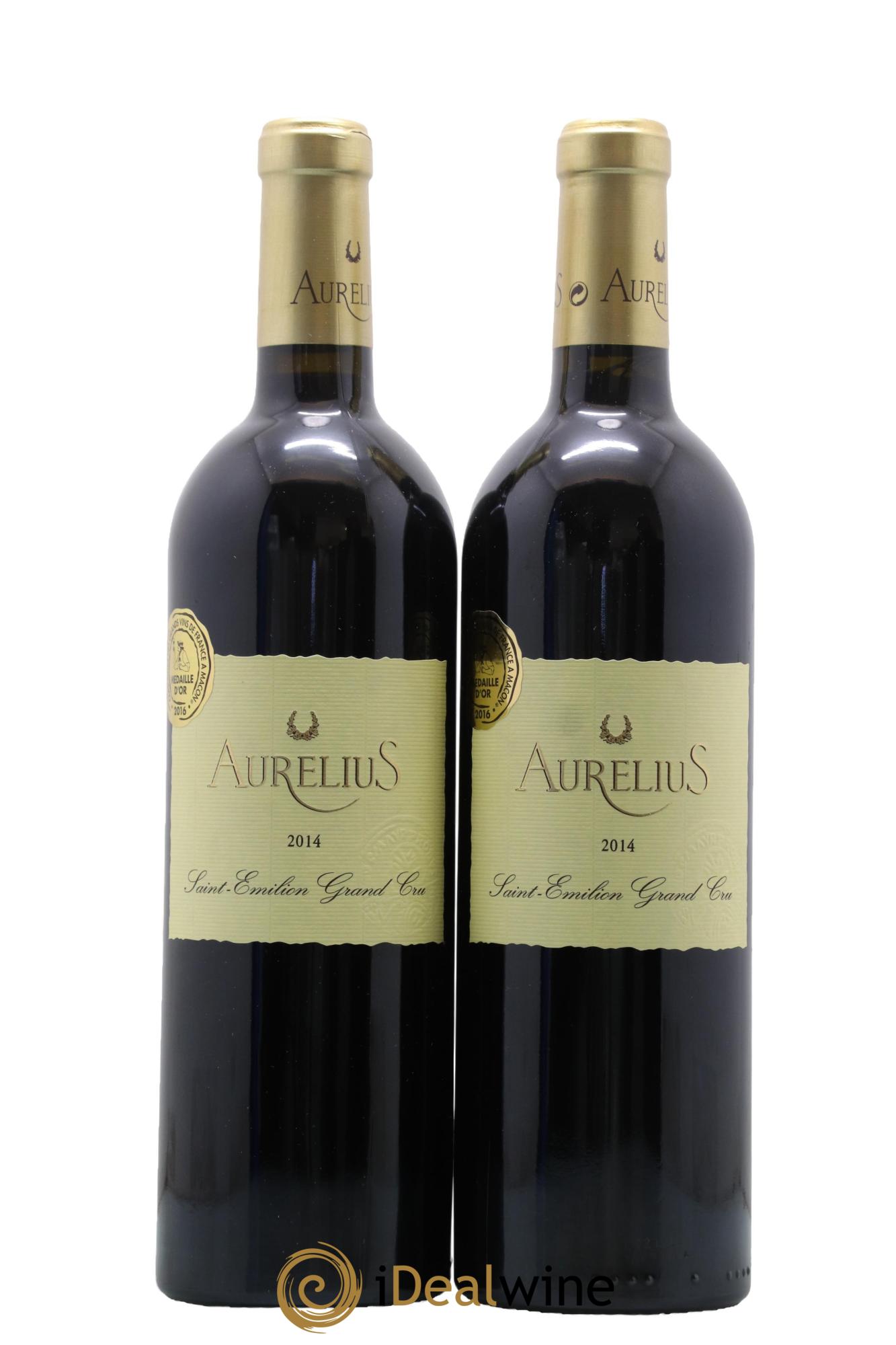 Saint-Émilion Grand Cru Aurelius 2014 - Lot de 2 bouteilles - 0