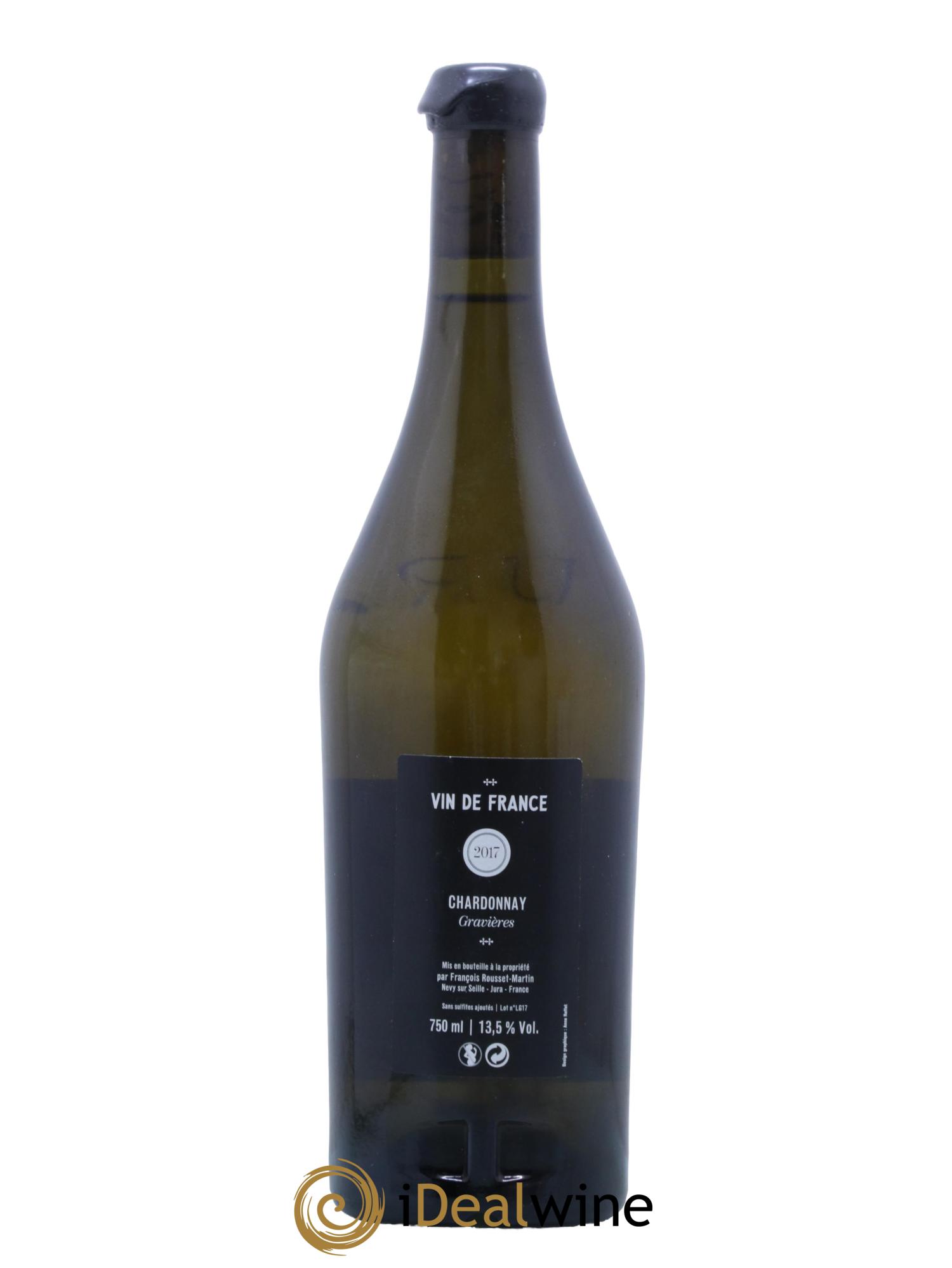 Vin de France Gravières François Rousset Martin 2017 - Lot de 1 bouteille - 1