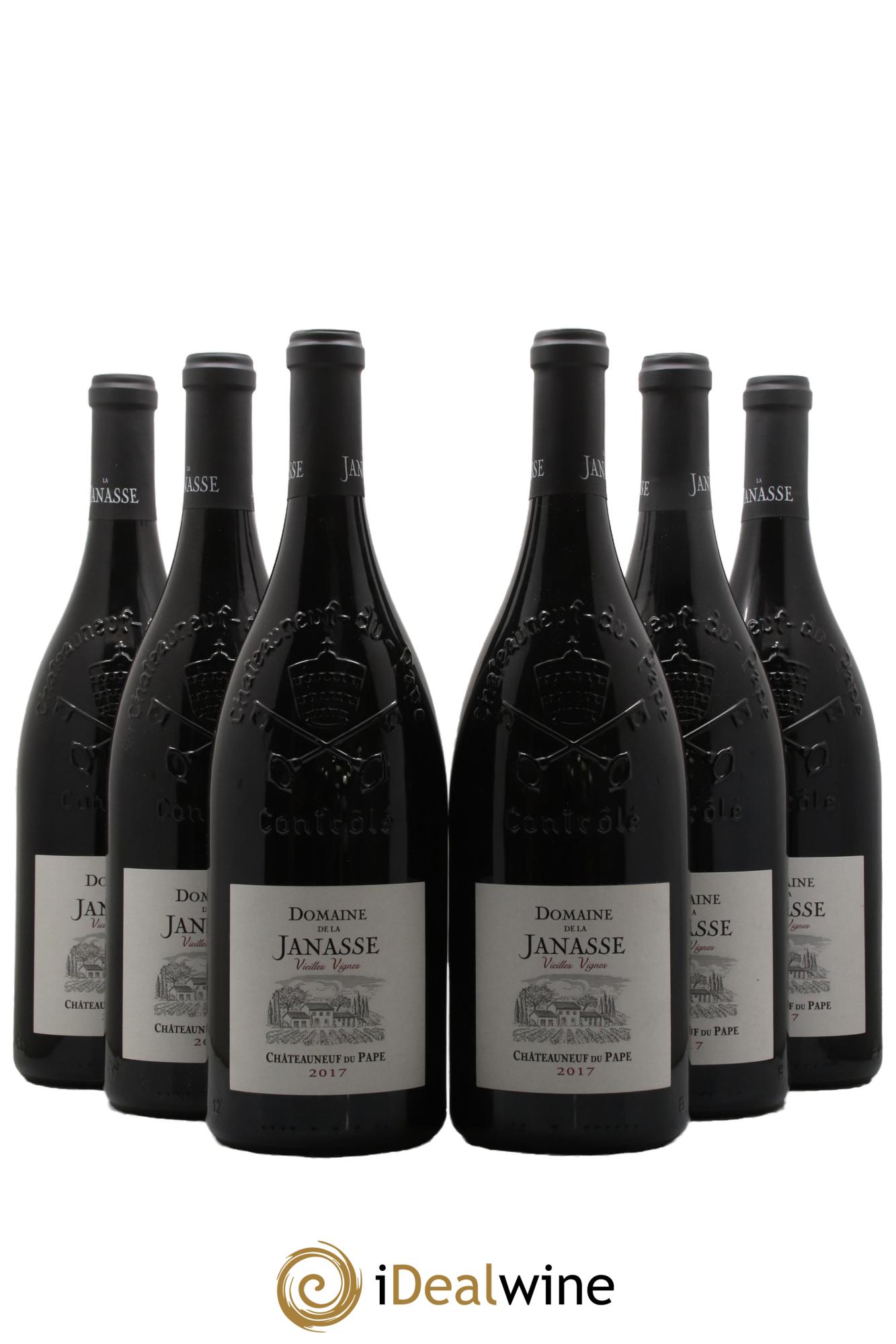 Châteauneuf-du-Pape Cuvée Vieilles Vignes La Janasse (Domaine de) 2017 - Lot of 6 magnums - 0