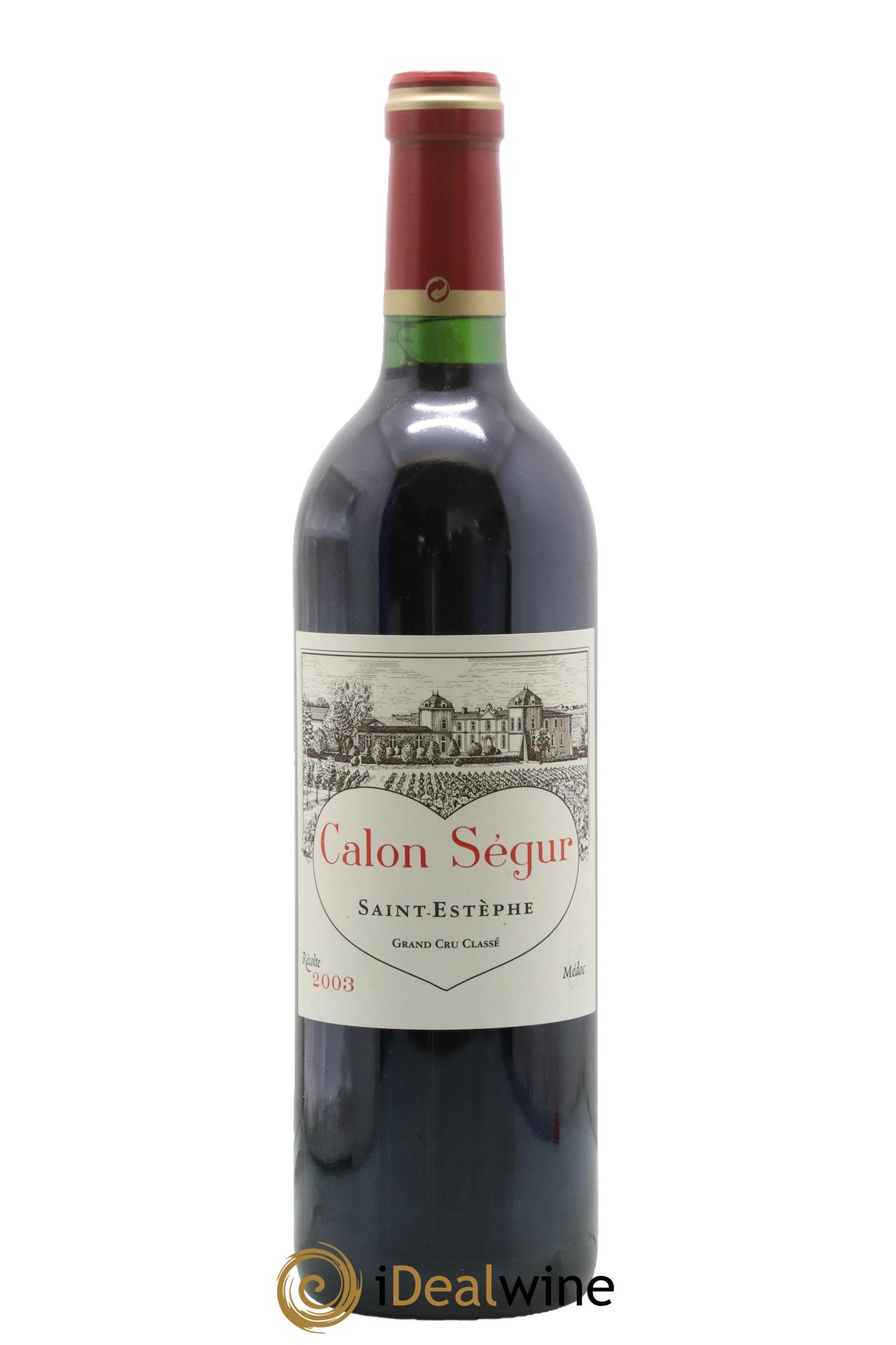 Château Calon Ségur 3ème Grand Cru Classé 2003 - Lot de 1 bouteille - 0