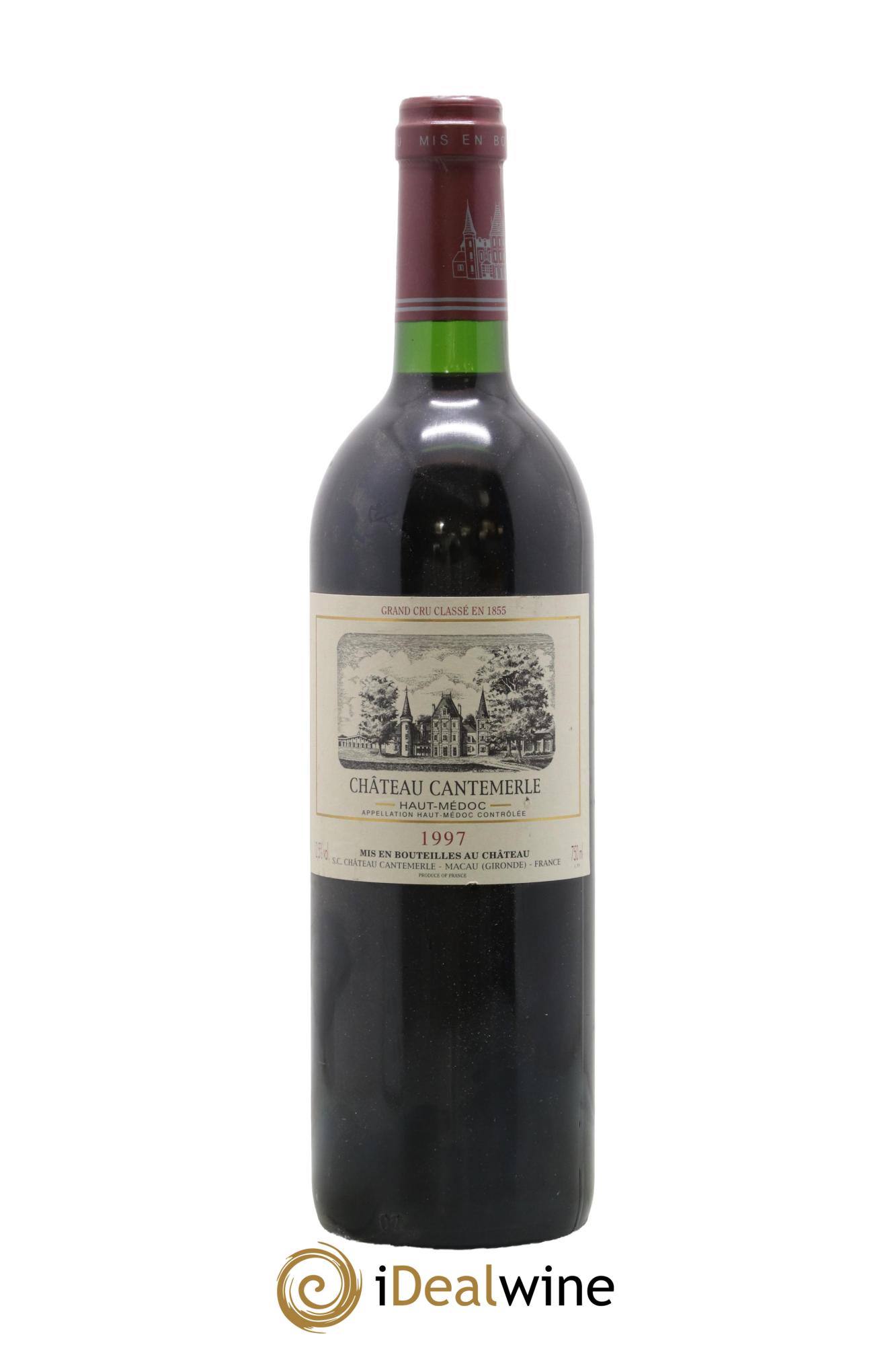 Château Cantemerle 5ème Grand Cru Classé 1997 - Lot de 1 bouteille - 0