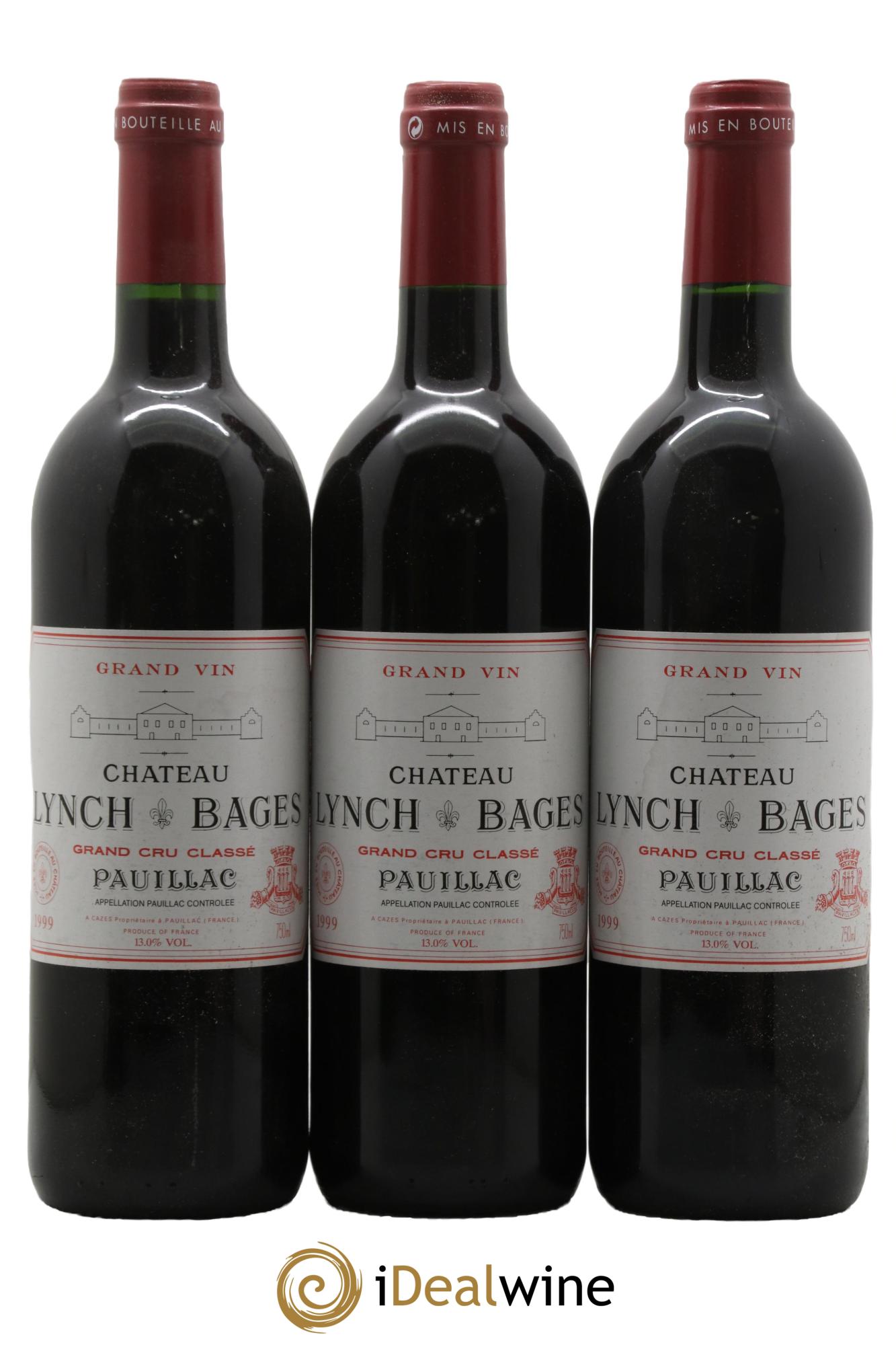 Château Lynch Bages 5ème Grand Cru Classé 1999 - Posten von 12 Flaschen - 3
