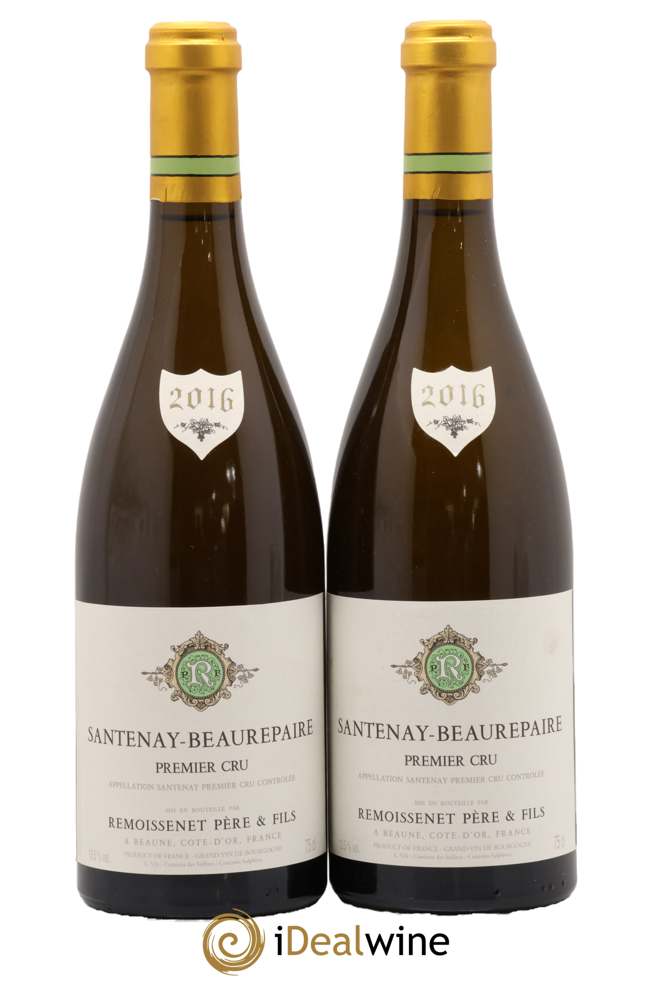 Santenay 1er Cru Beaurepaire Remoissenet Père et Fils 2016 - Lot de 2 bouteilles - 0