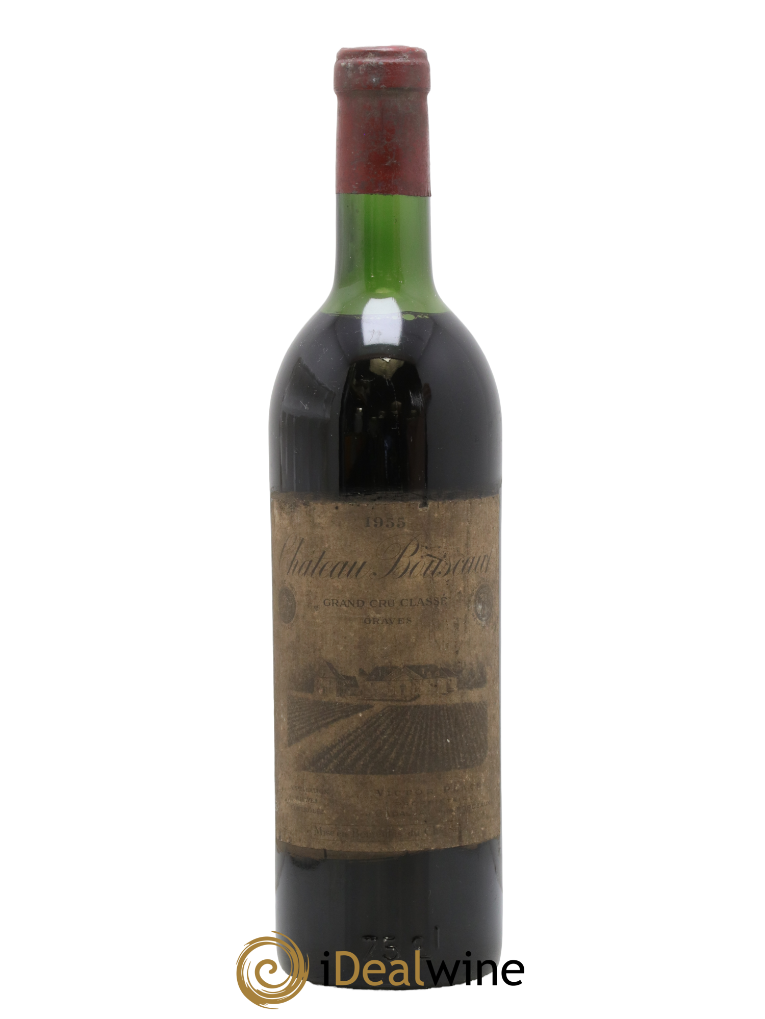 Château Bouscaut Cru Classé de Graves 1955 - Lotto di 1 bottiglia - 0