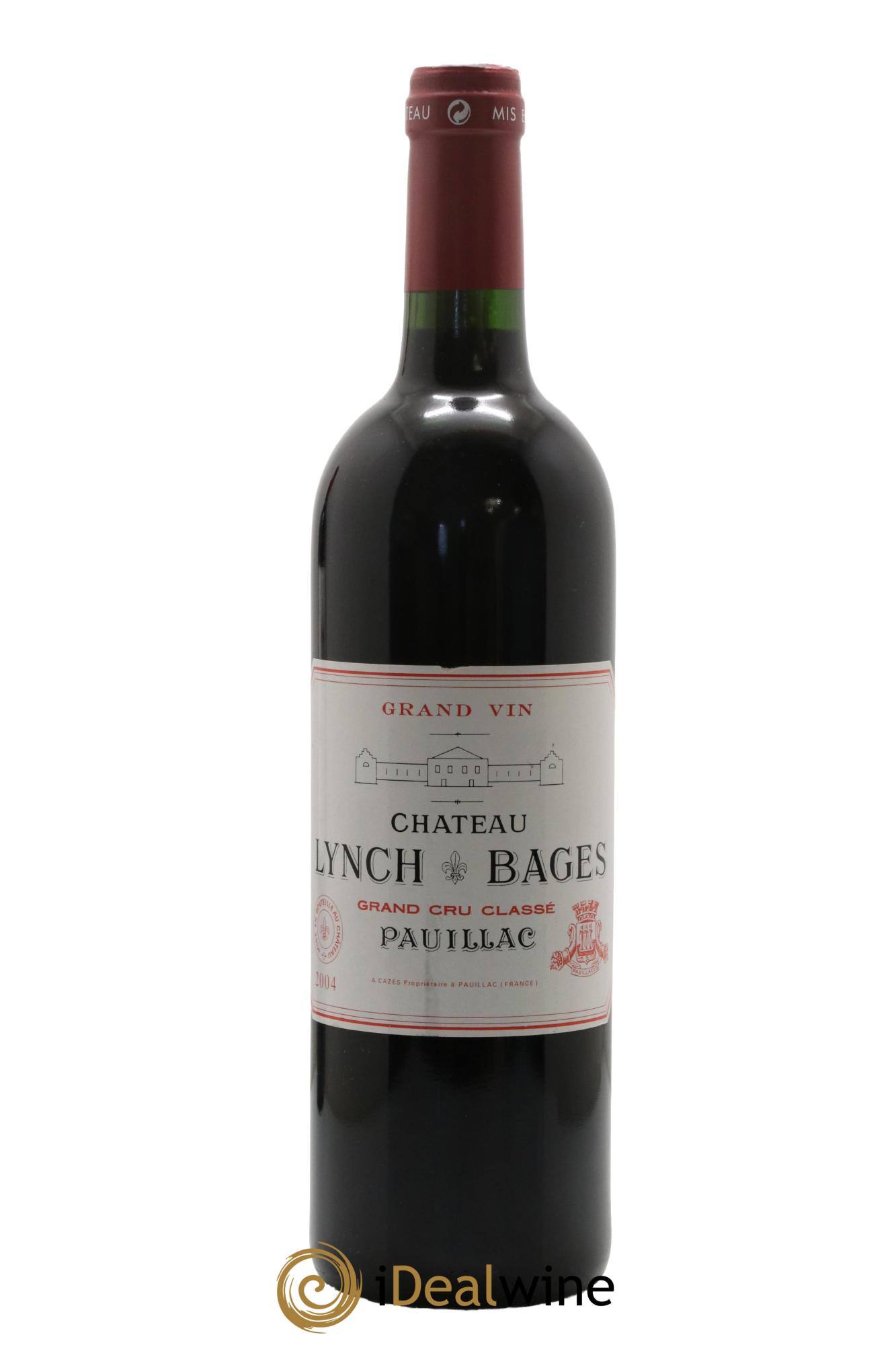 Château Lynch Bages 5ème Grand Cru Classé 2004 - Lot de 1 bouteille - 0