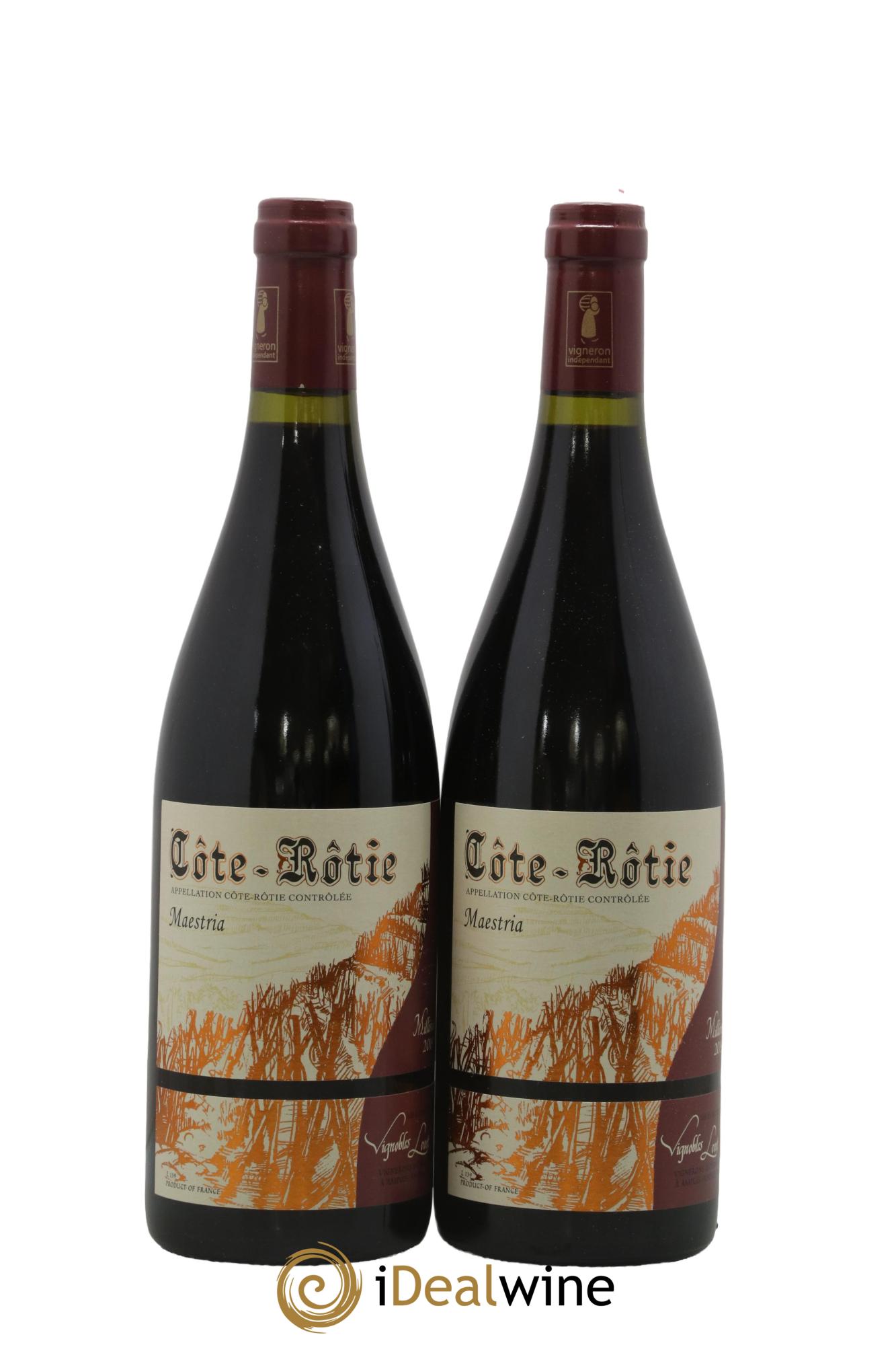 Côte-Rôtie Maestria Vignobles Levet 2019 - Posten von 2 Flaschen - 0