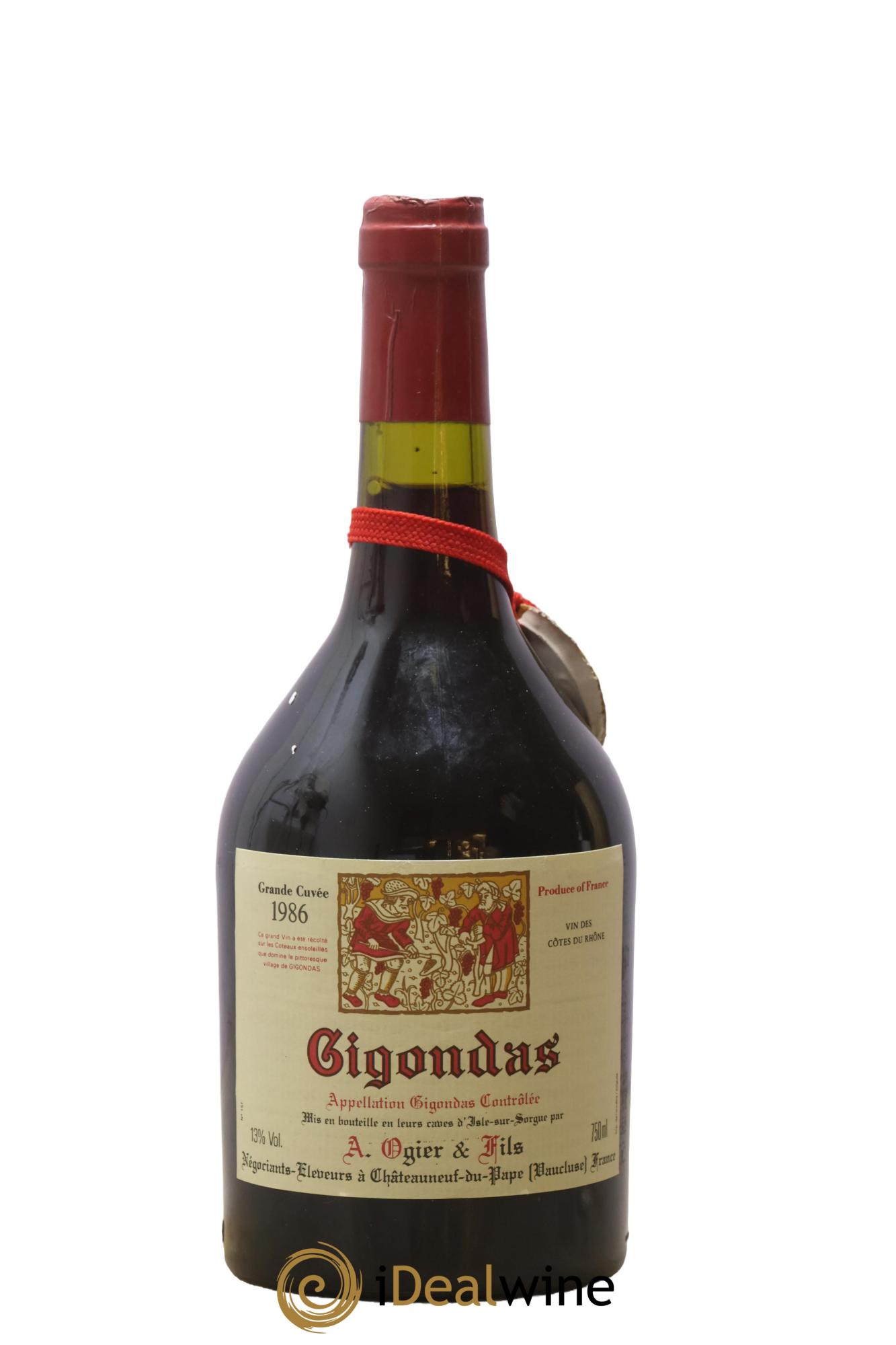 Gigondas Ogier 1986 - Lot de 1 bouteille - 0