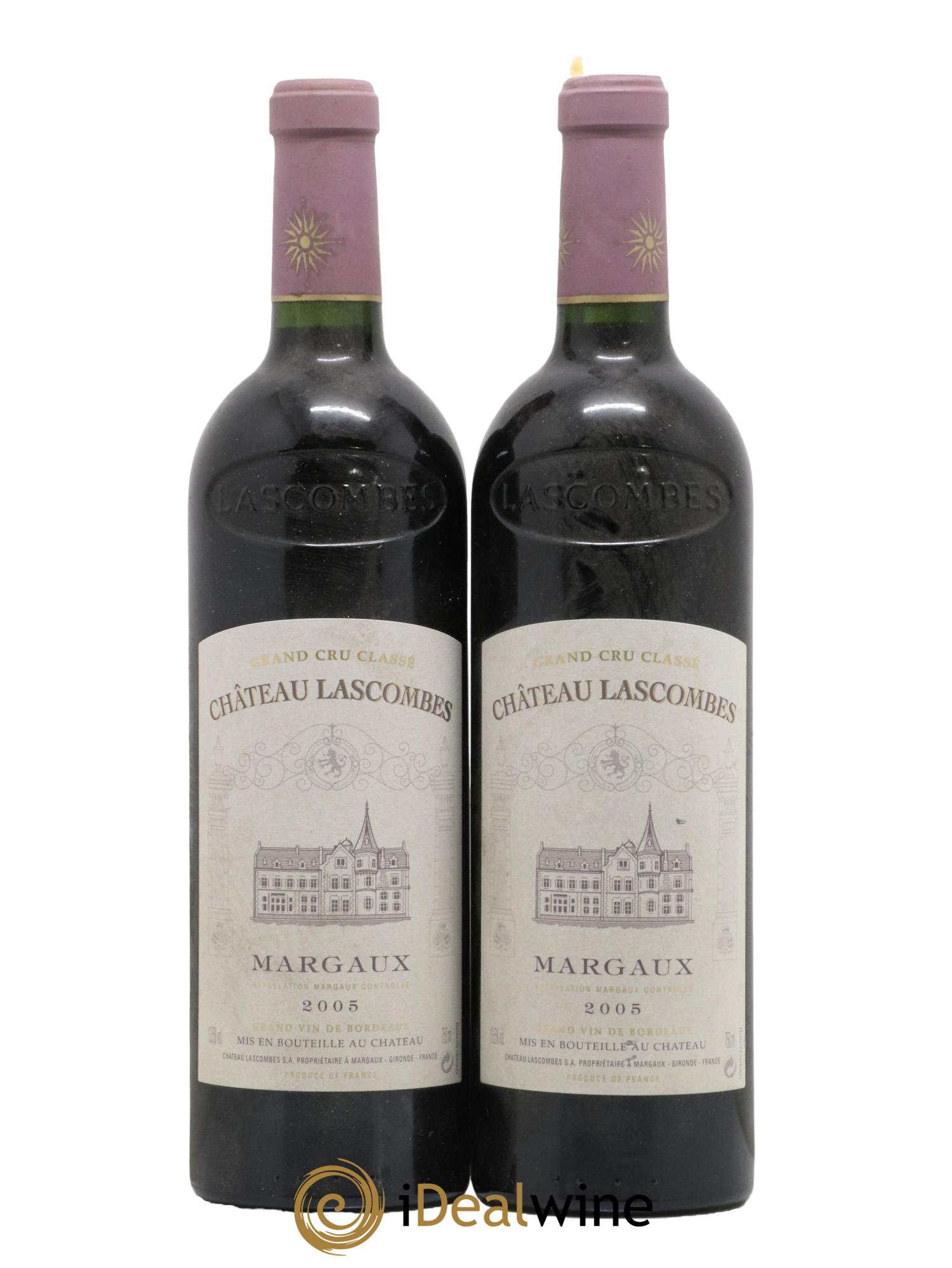 Château Lascombes 2ème Grand Cru Classé 2005 - Lot de 2 bouteilles - 0